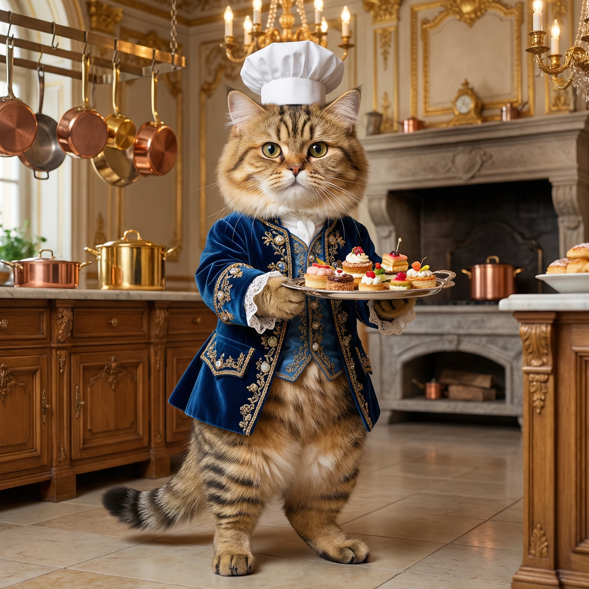 Кот — Императорский Повар — Nano Banana Pro промт