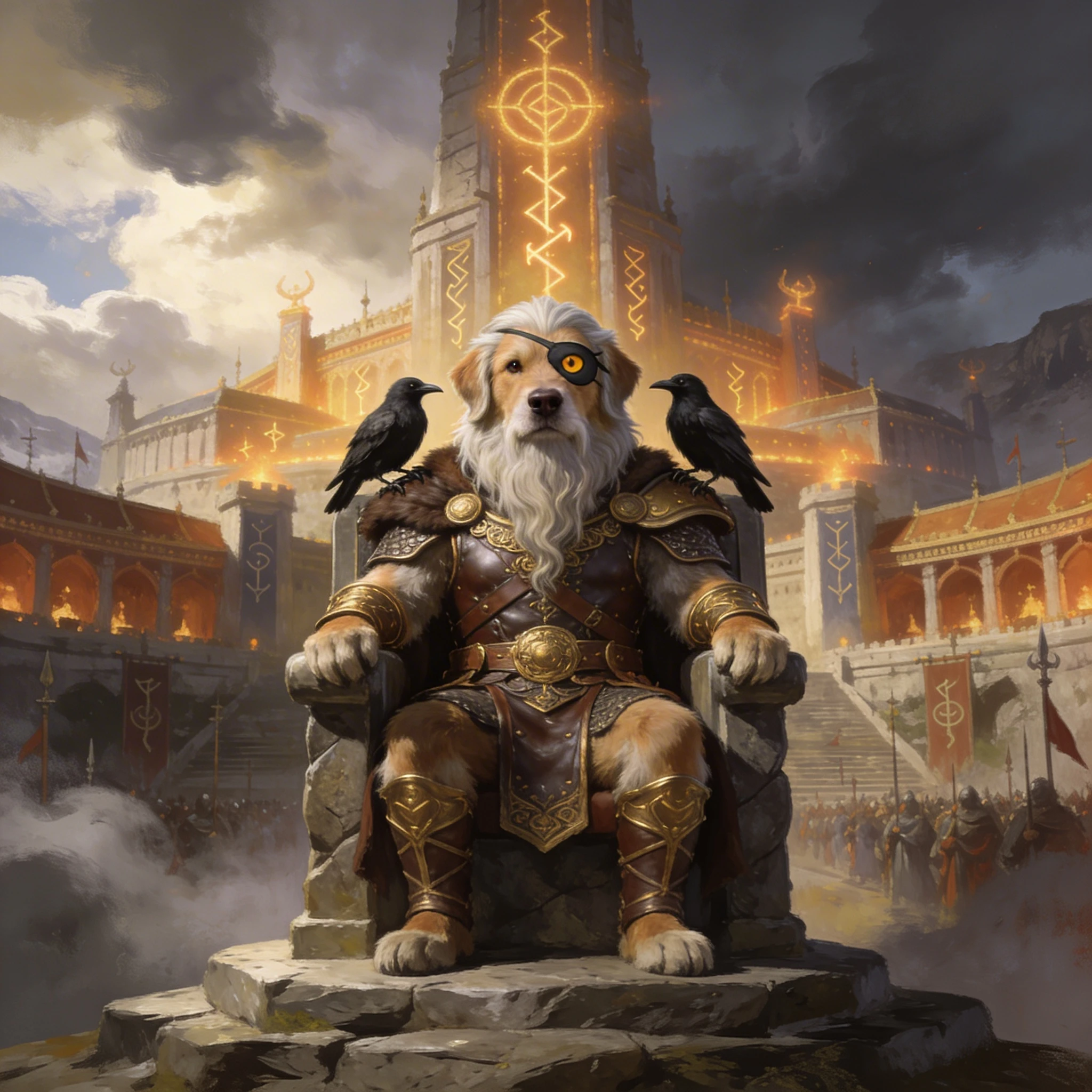 Кот — Скандинавский Бог — Seedream 4.5 промт