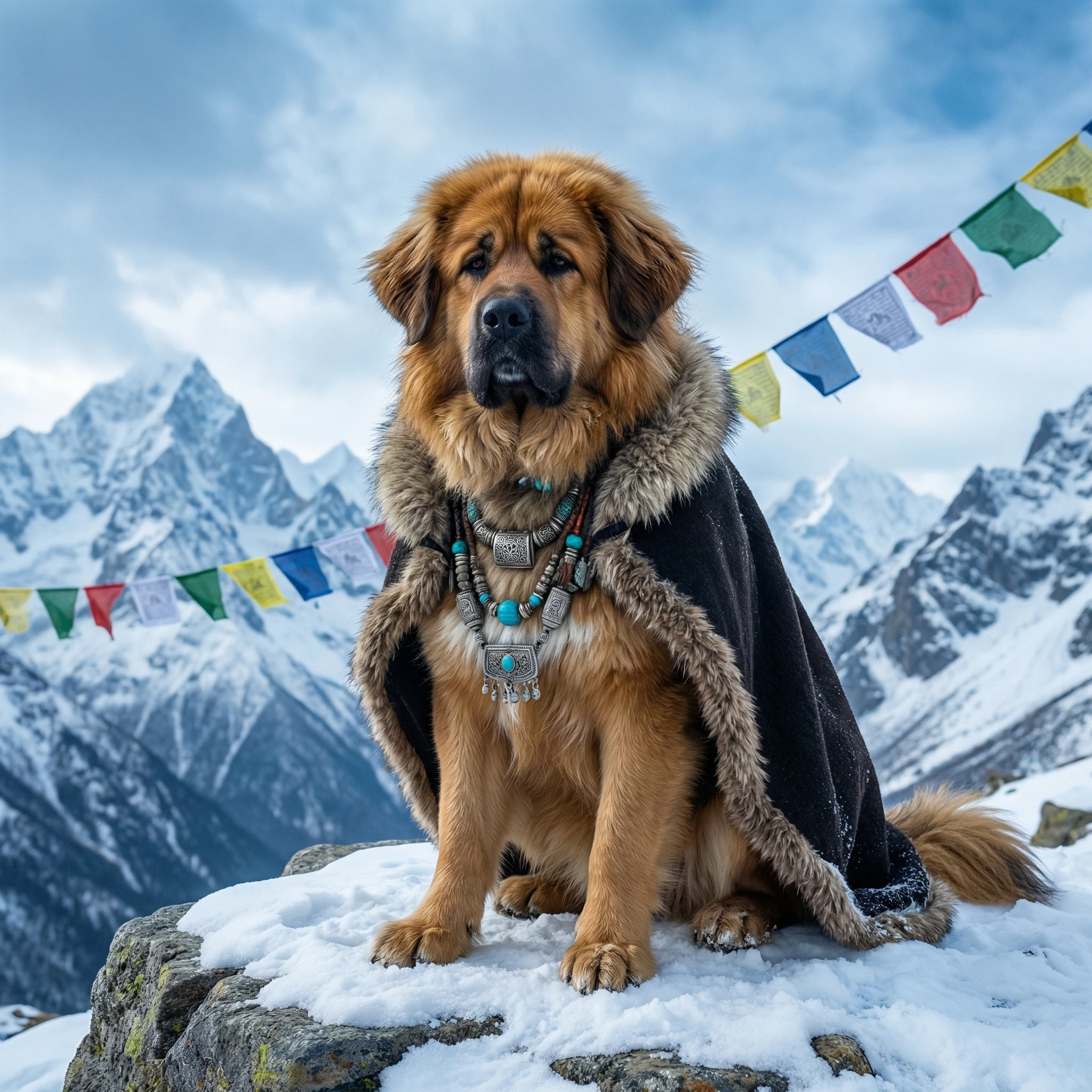 Кот — Снежный Барс в мехах — Nano Banana Pro промт