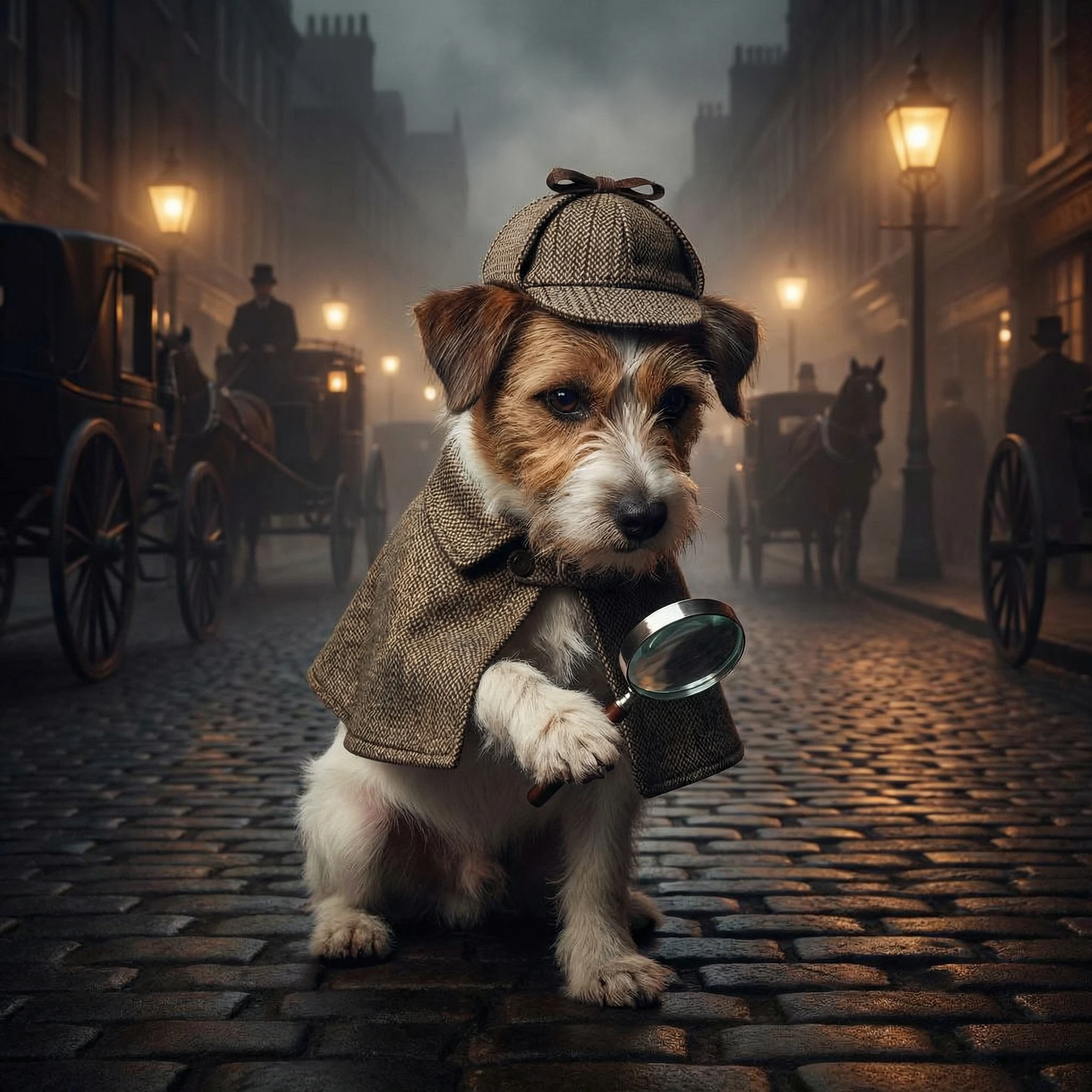 Кот в роли детектива «Шерлока» — Nano Banana Pro промт