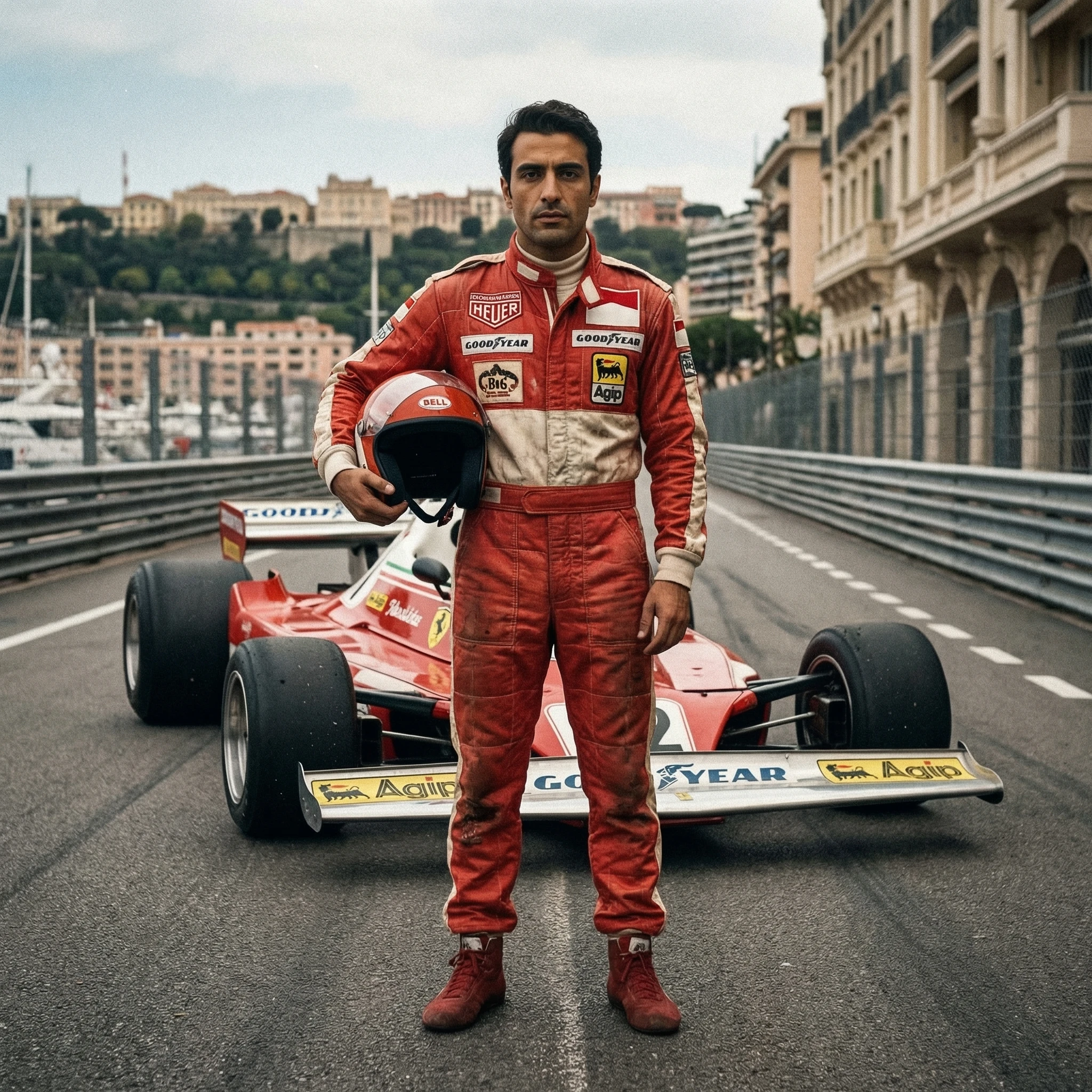 Легендарный ретро-гонщик Формулы-1 — Nano Banana Pro промт