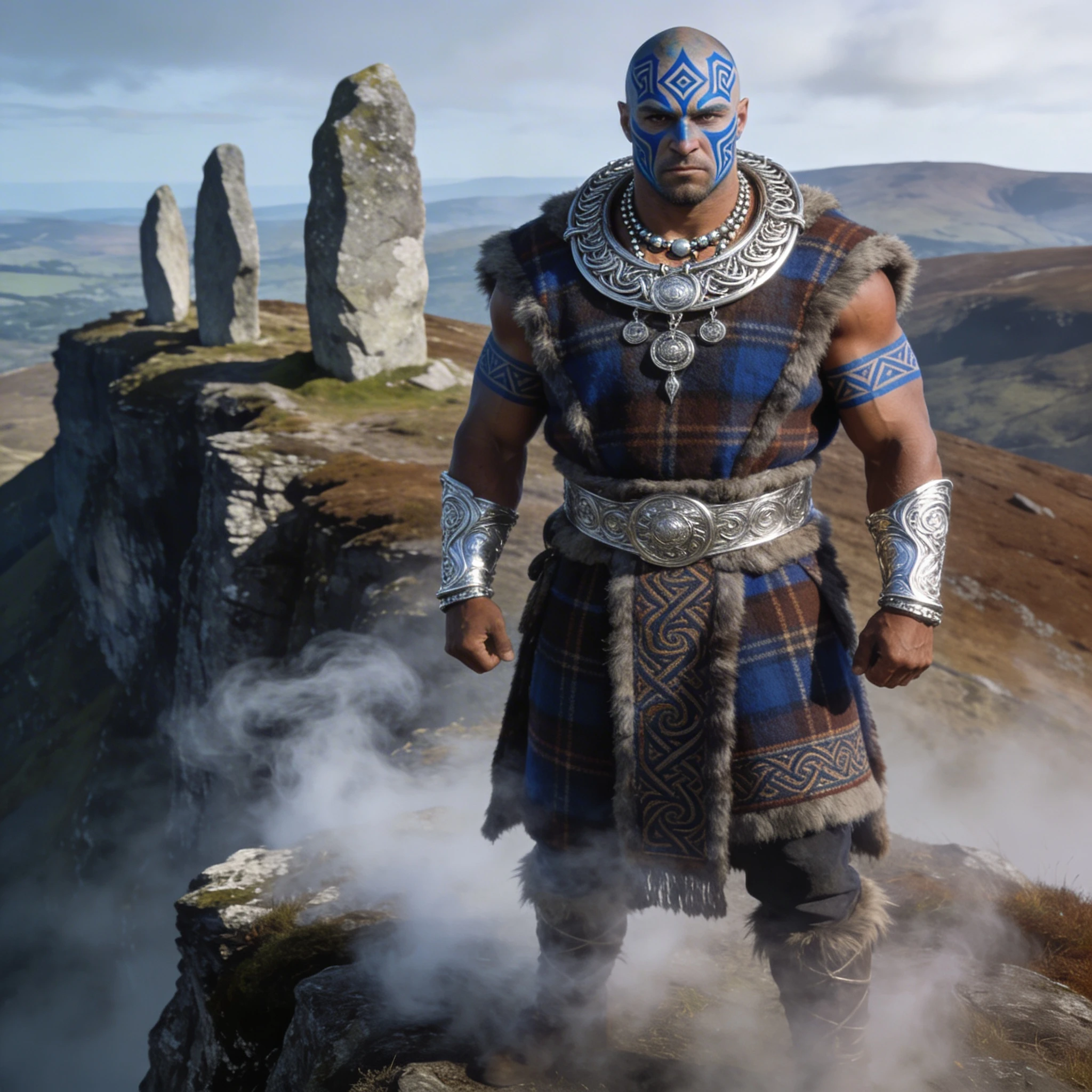 Лидер древнего кельтского клана — Seedream 4.5 промт