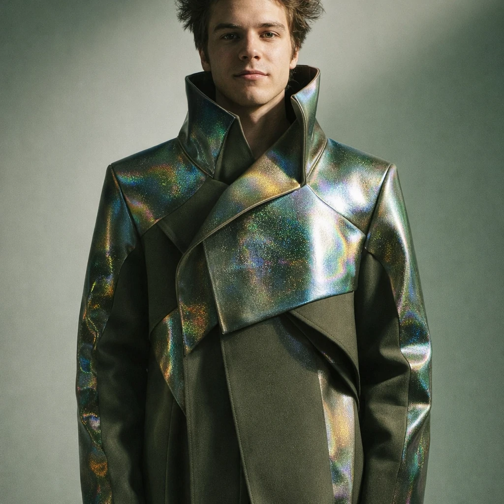 Лицо футуристичного глянца — GPT Image 1.5 промт