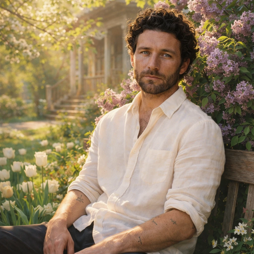 Майский полдень в усадьбе — GPT Image 1.5 промт