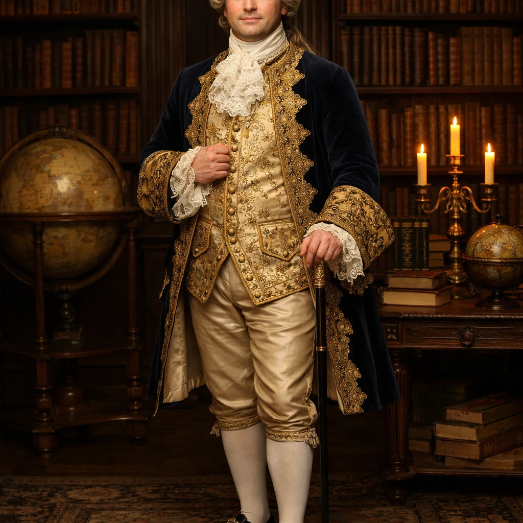 Маркиз эпохи Просвещения — GPT Image 1.5 промт