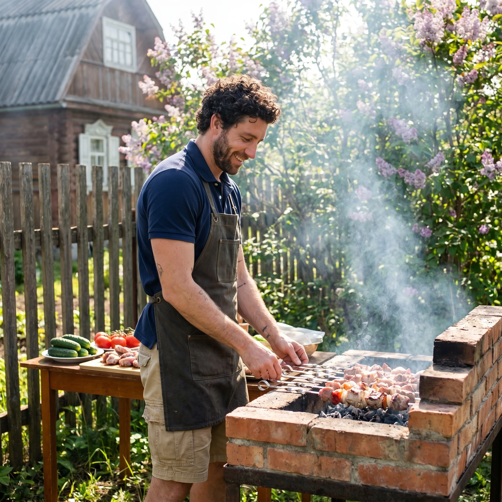 Мастер барбекю: Майские праздники — Nano Banana Pro промт