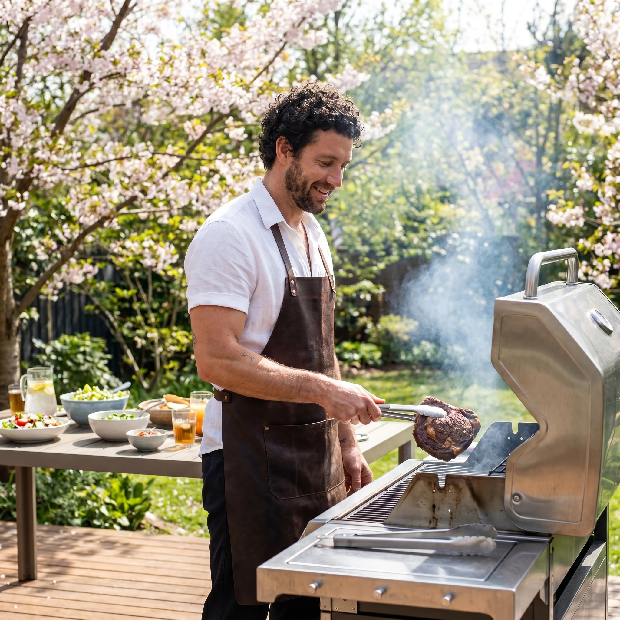 Мастер барбекю: Весенний перерыв — Nano Banana Pro промт