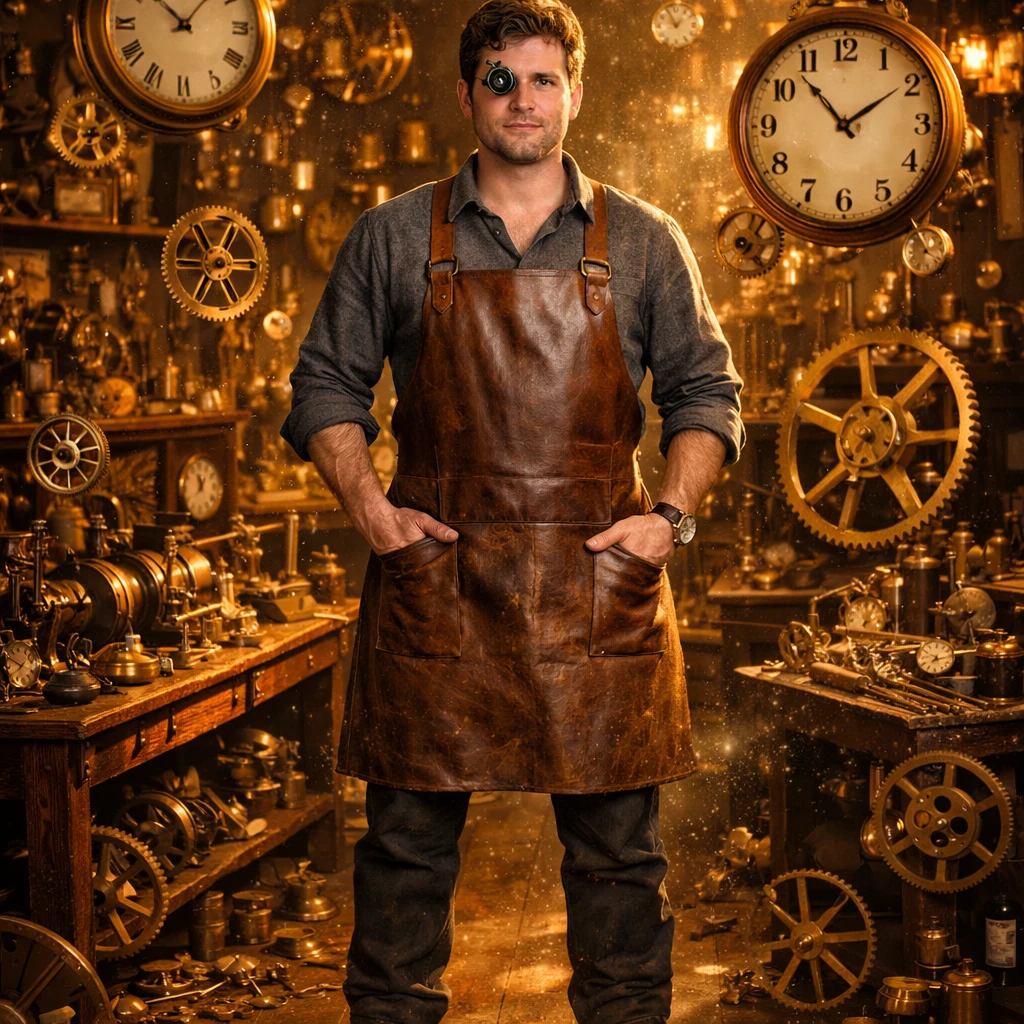 Мастер-часовщик в мастерской — GPT Image 1.5 промт
