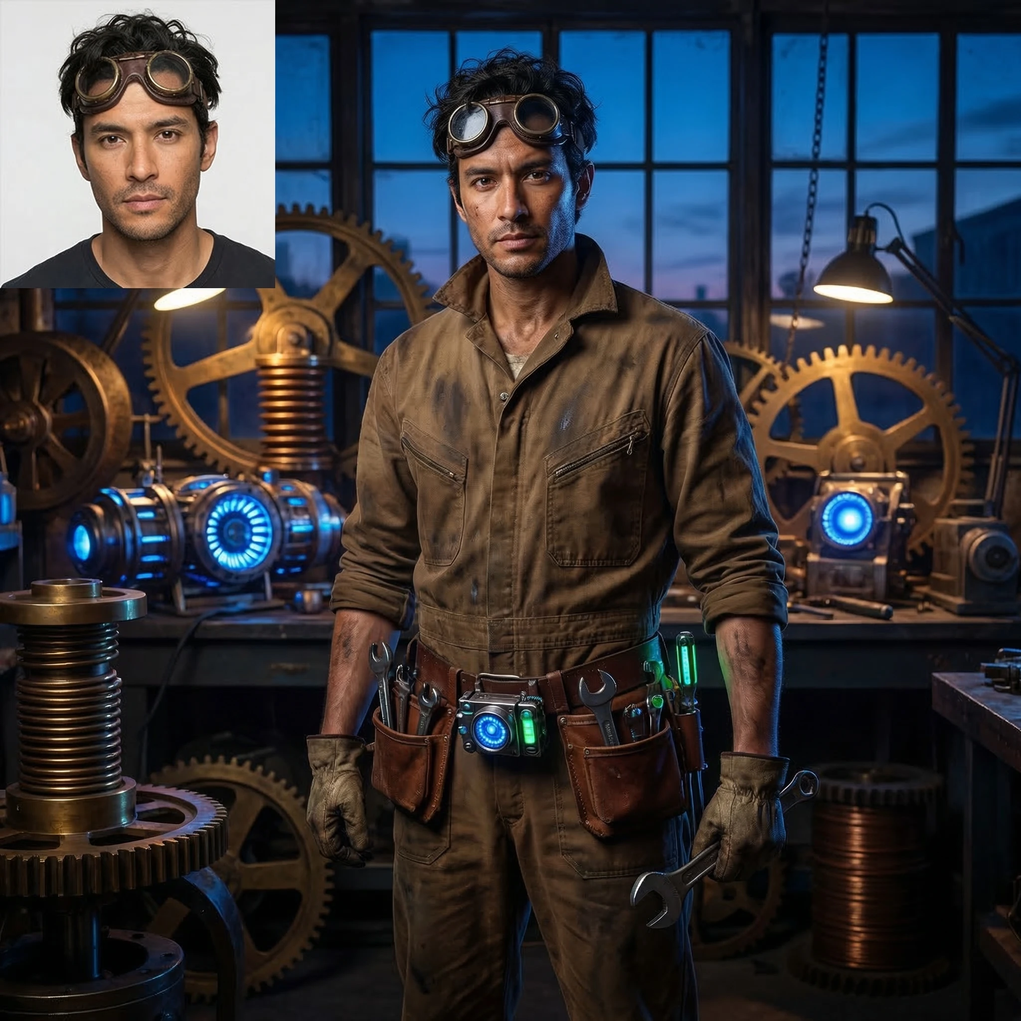 Мастер по ремонту парящих механизмов — Nano Banana Pro промт