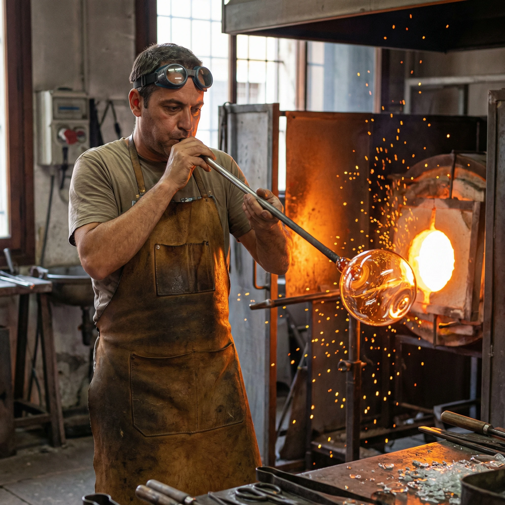 Мастер Стеклянного Искусства — Nano Banana Pro промт