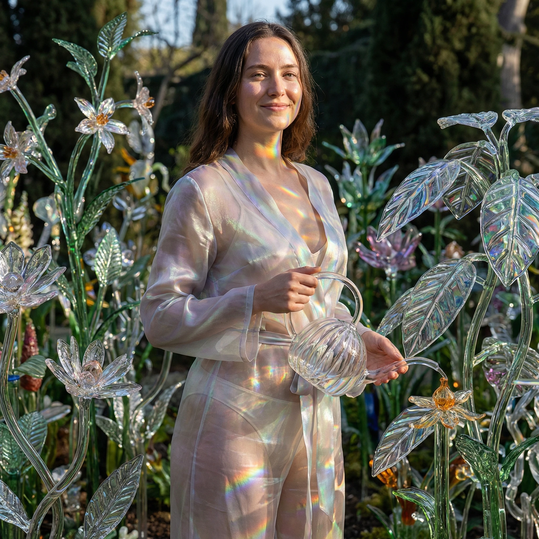 Мастер Стеклянного Сада — Nano Banana Pro промт