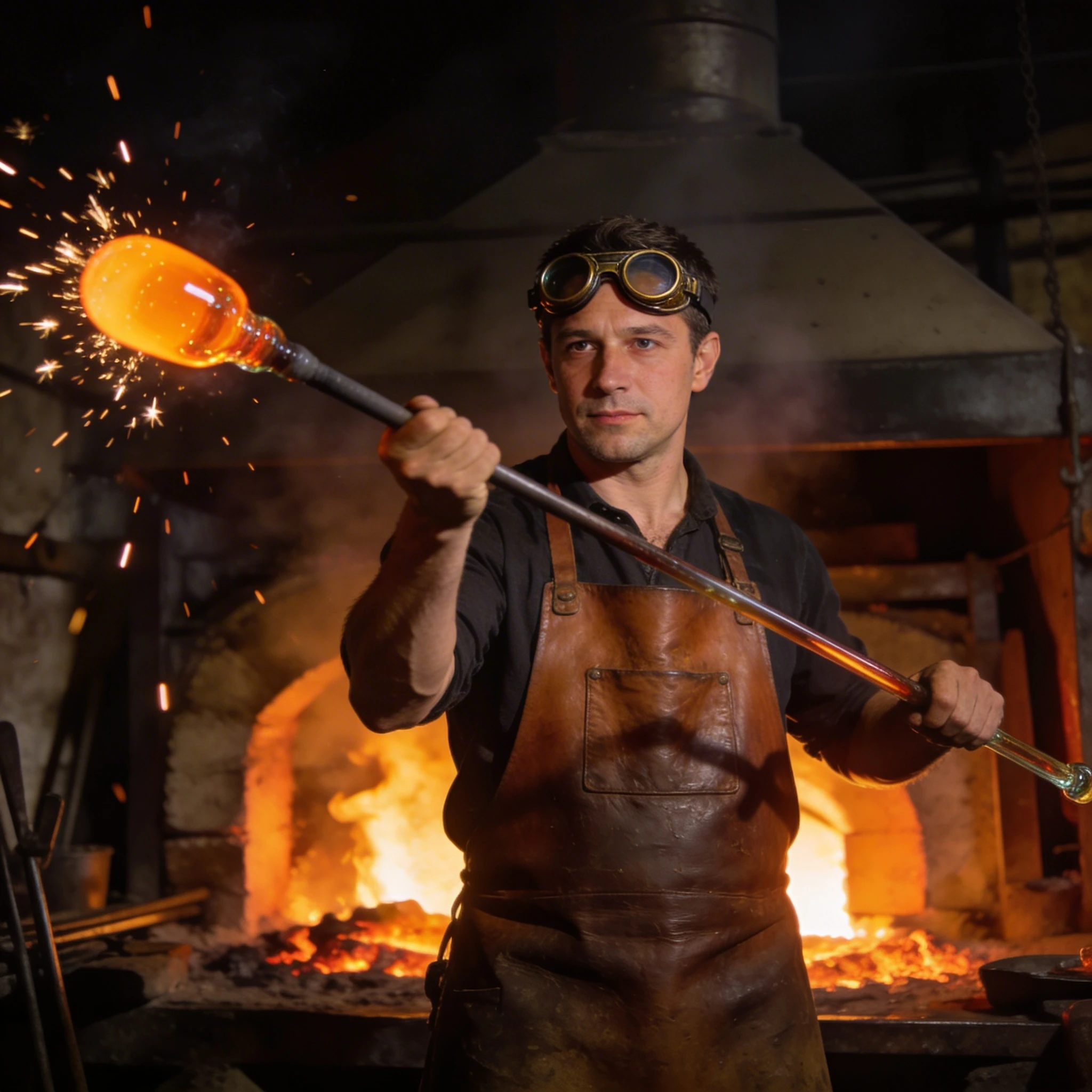 Мастер Стеклянных Скульптур — Seedream 4.5 промт