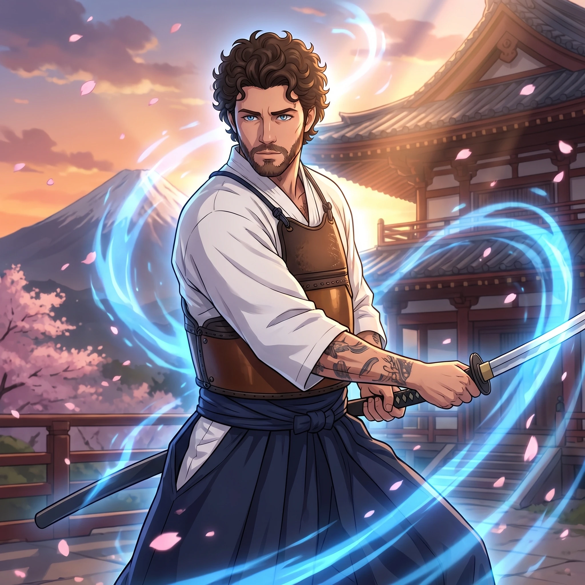 Мастер Стихийного Клинка — Nano Banana Pro промт