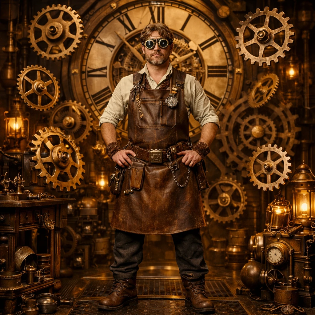Мастер стимпанк-часов — GPT Image 1.5 промт