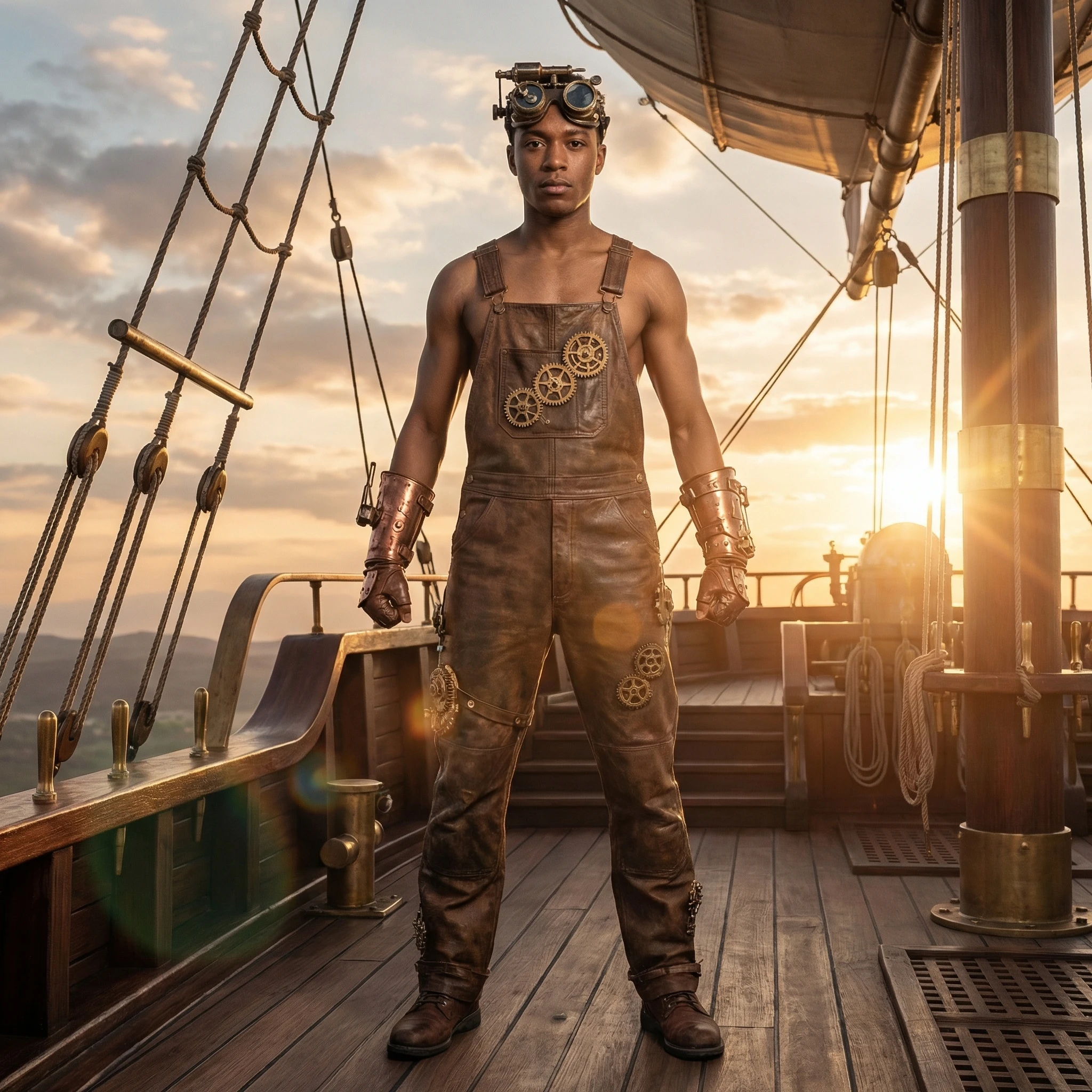 Мастер стимпанк-дирижаблей — Nano Banana Pro промт