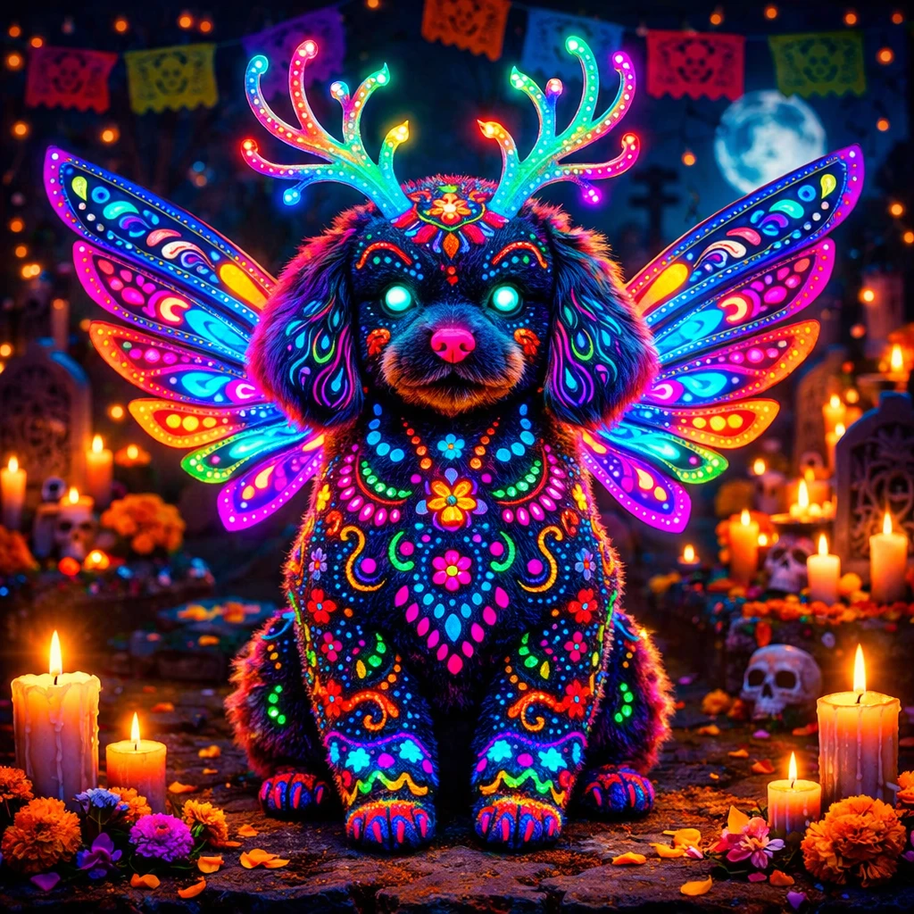 Мексиканский праздник Алебрихе — GPT Image 1.5 промт