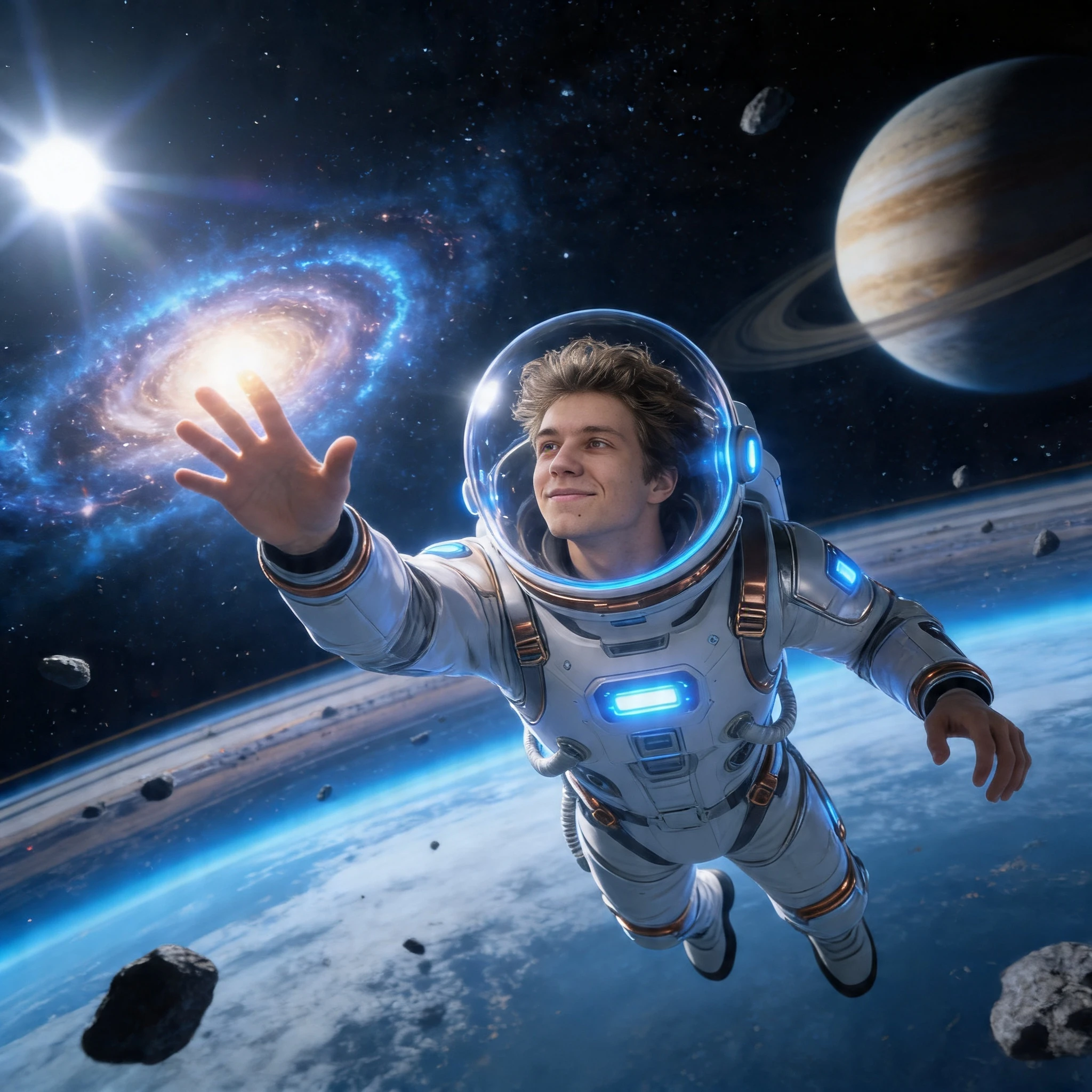 Межзвездный первопроходец — Seedream 4.5 промт