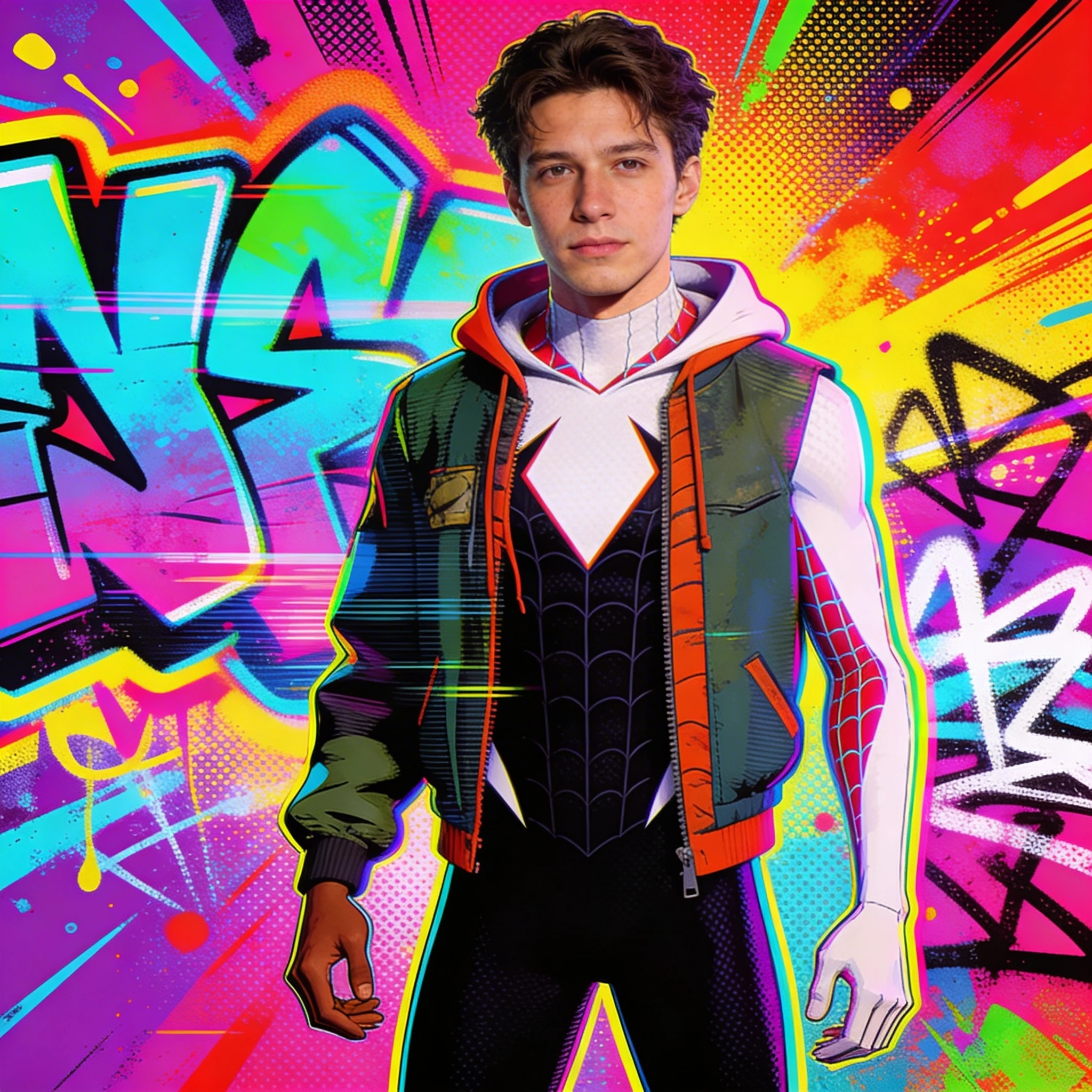 Мир комиксов «Человек-паук» — Seedream 4.5 промт