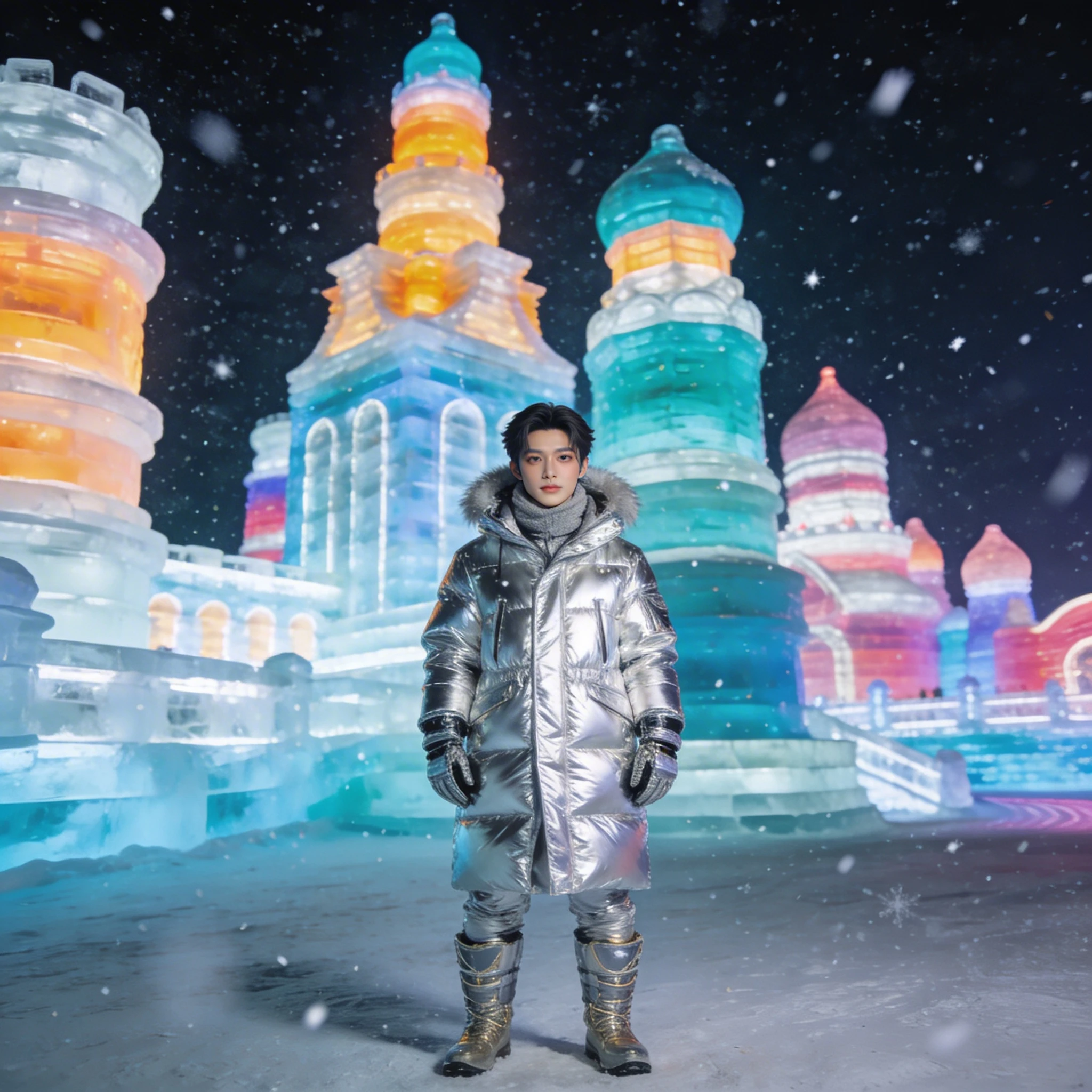 Мистический Ледяной Фестиваль в Харбине — Seedream 4.5 промт