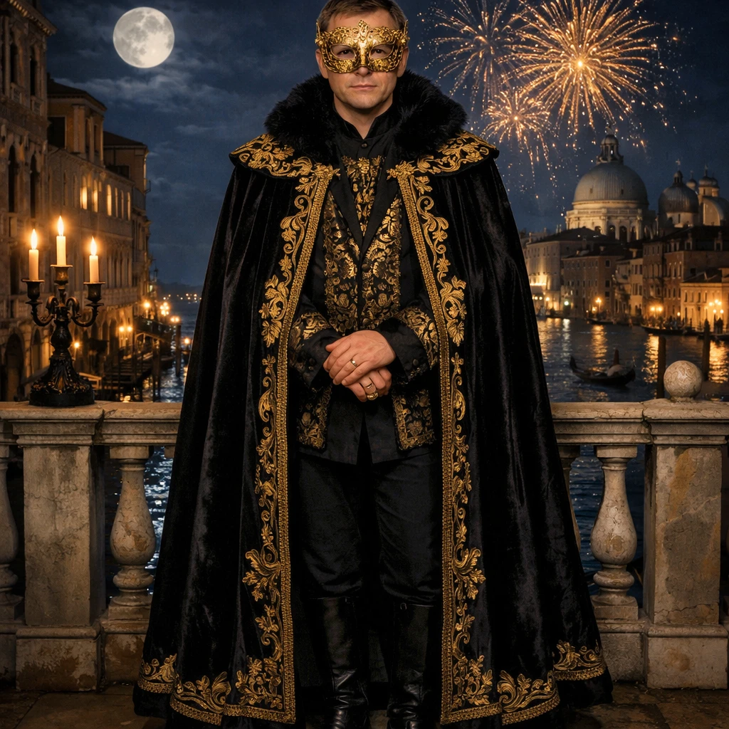 Мистический венецианский карнавал — GPT Image 1.5 промт