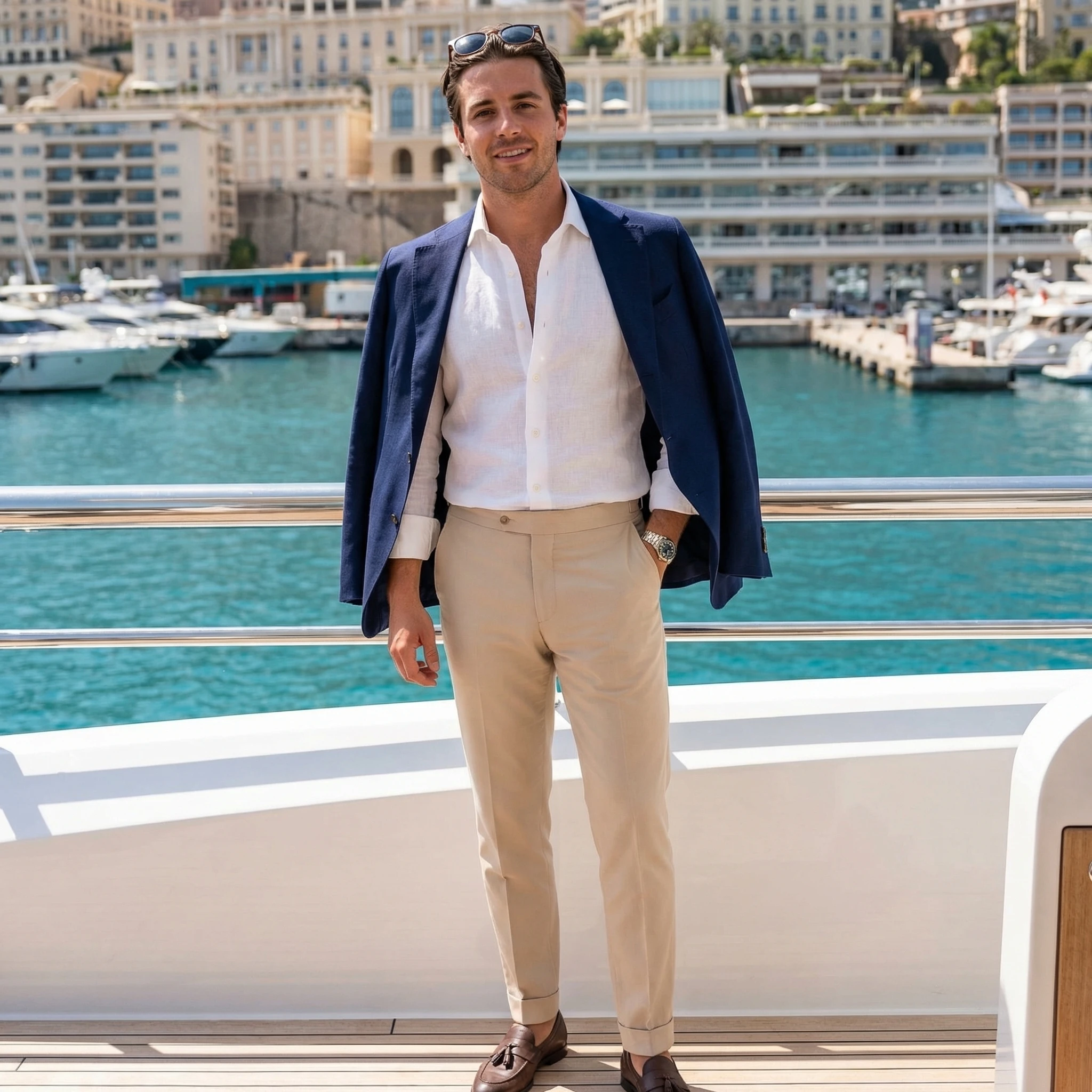 Модный блогер в эстетике «Old Money» — Nano Banana Pro промт