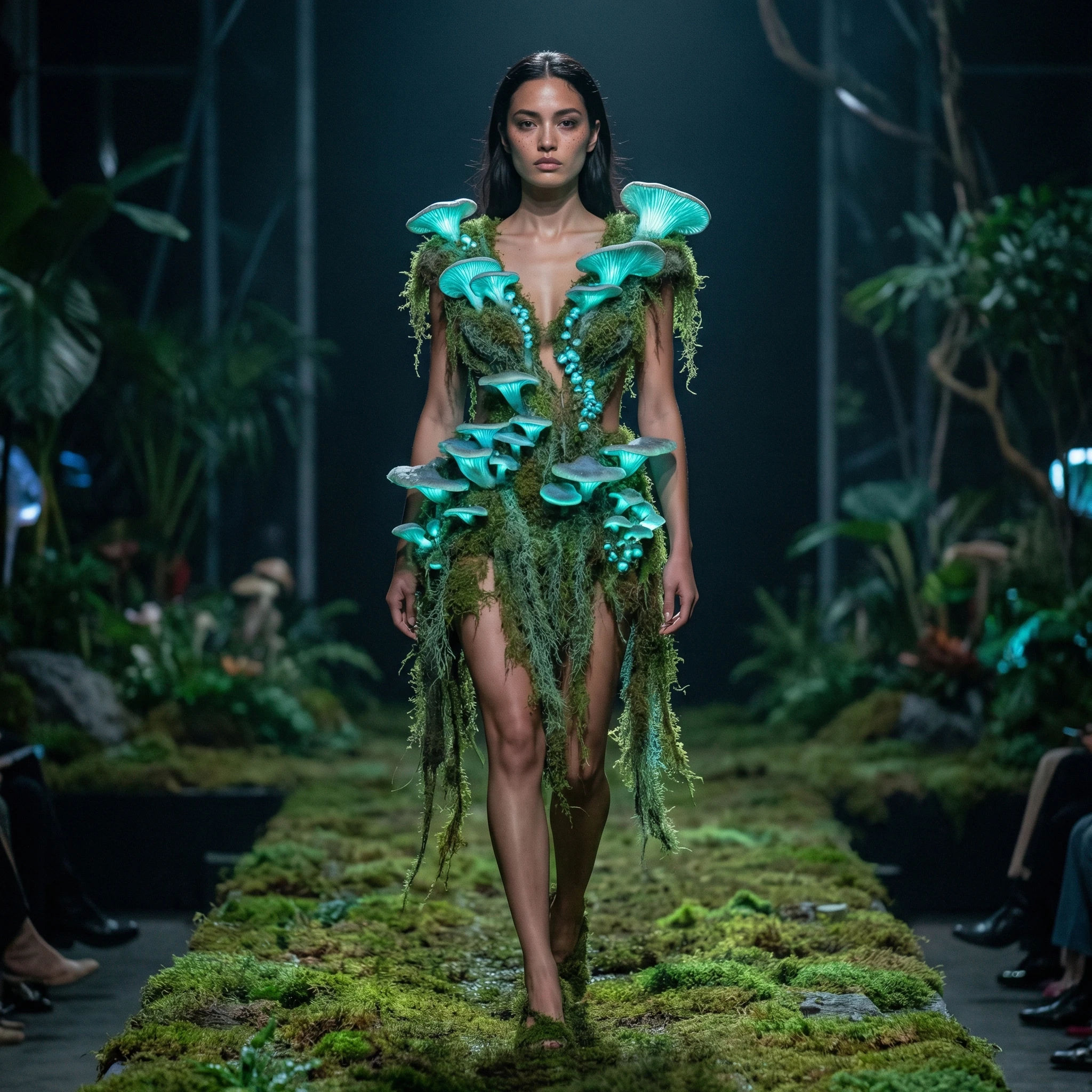 Модный показ в стиле «Биодизайн» — Nano Banana Pro промт