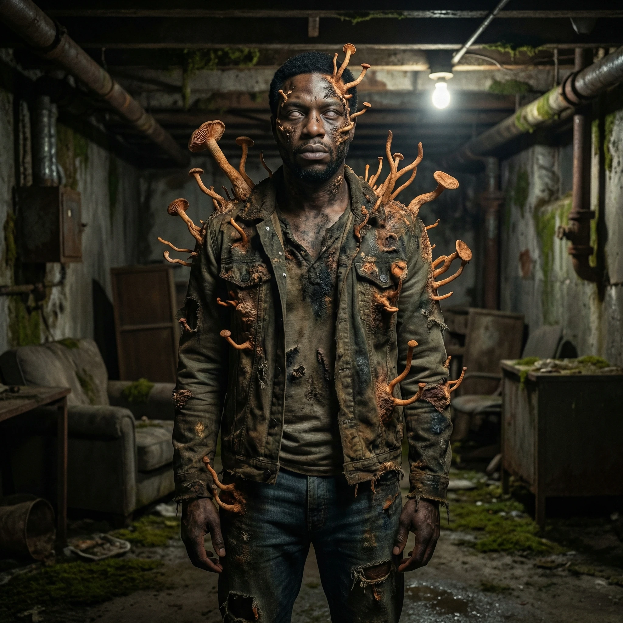 Монстр «Грибной зараженный» — Nano Banana Pro промт