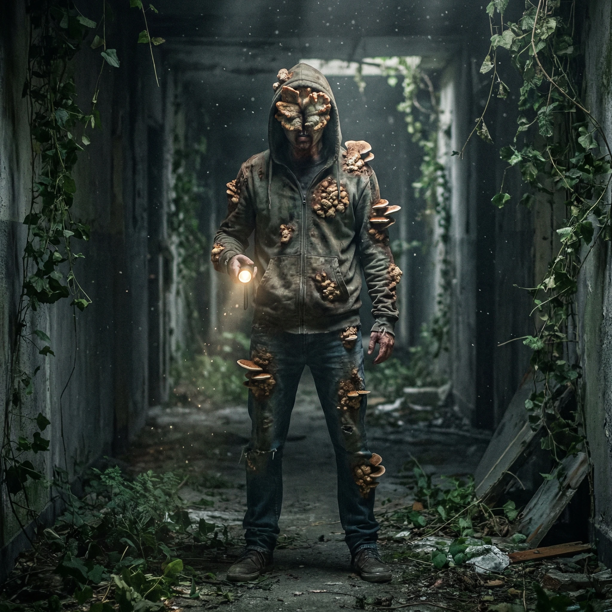 Монстр «Грибной Зараженный» — Nano Banana Pro промт