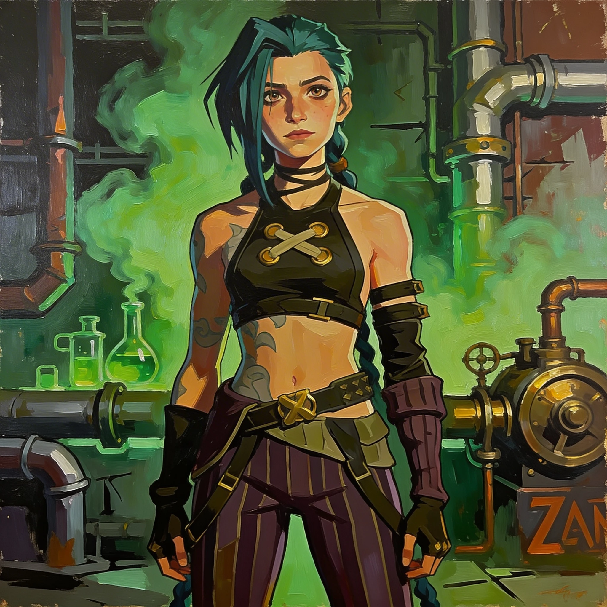 Мультяшный стиль «Аркейн» — Seedream 4.5 промт