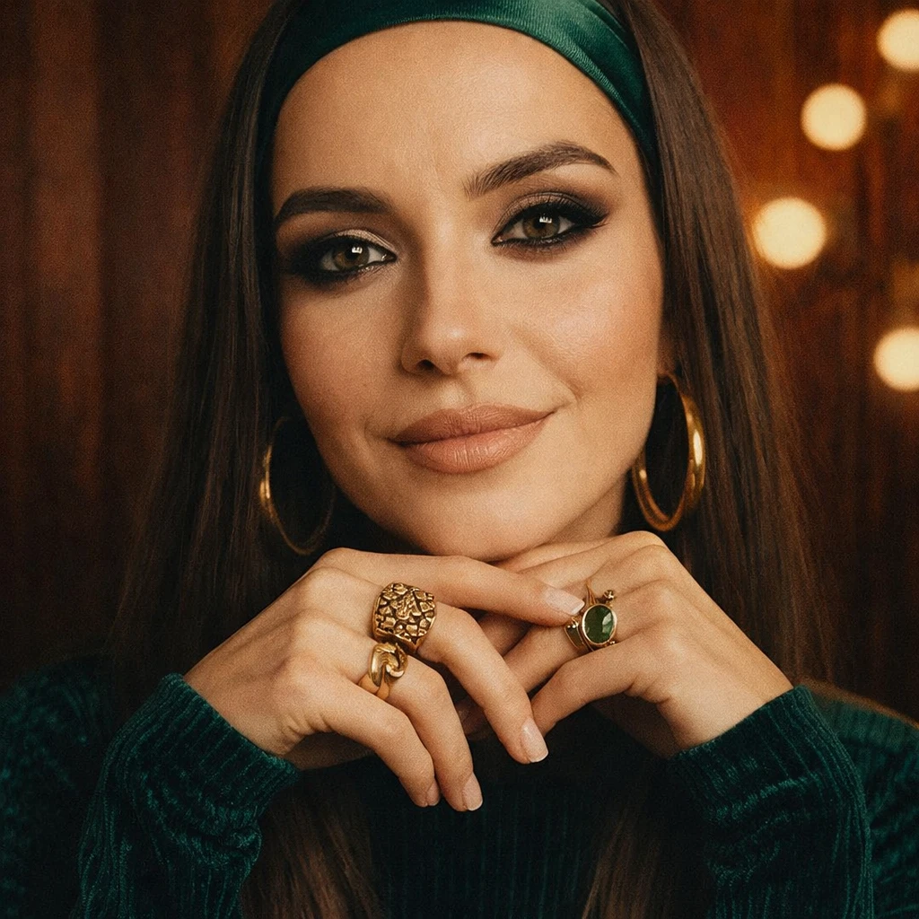 Муза в стиле ретро-винила — GPT Image 1.5 промт