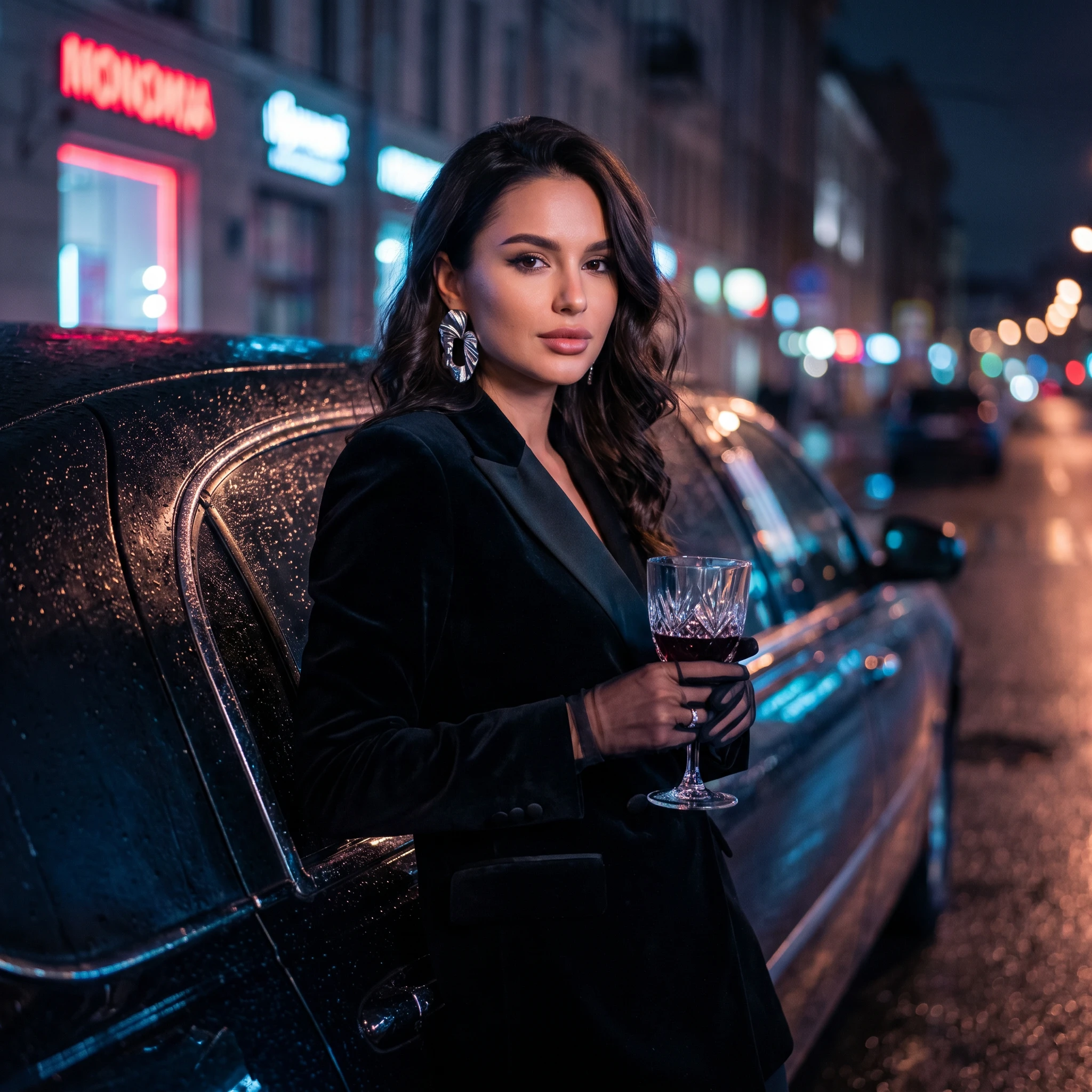 Нуарная Элегантность — Nano Banana Pro промт