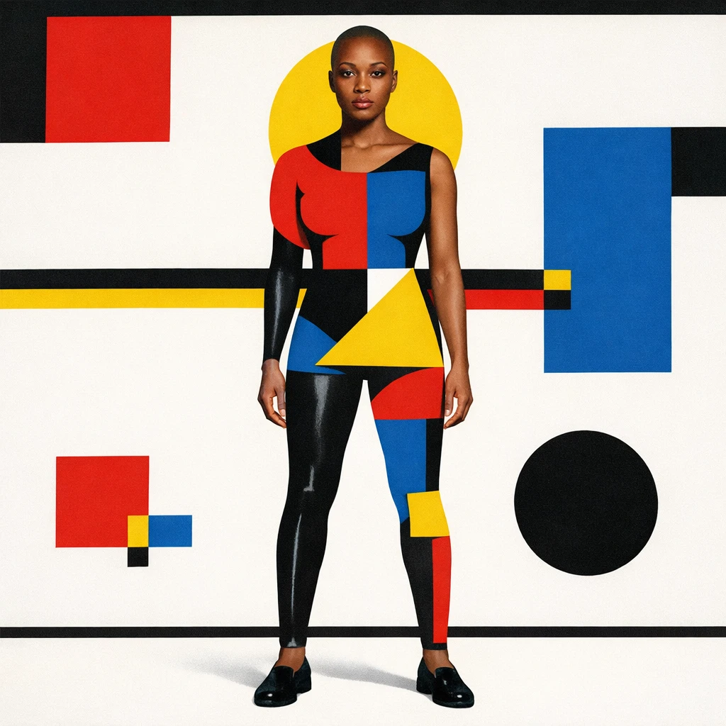 Обложка альбома в стиле Баухаус — GPT Image 1.5 промт