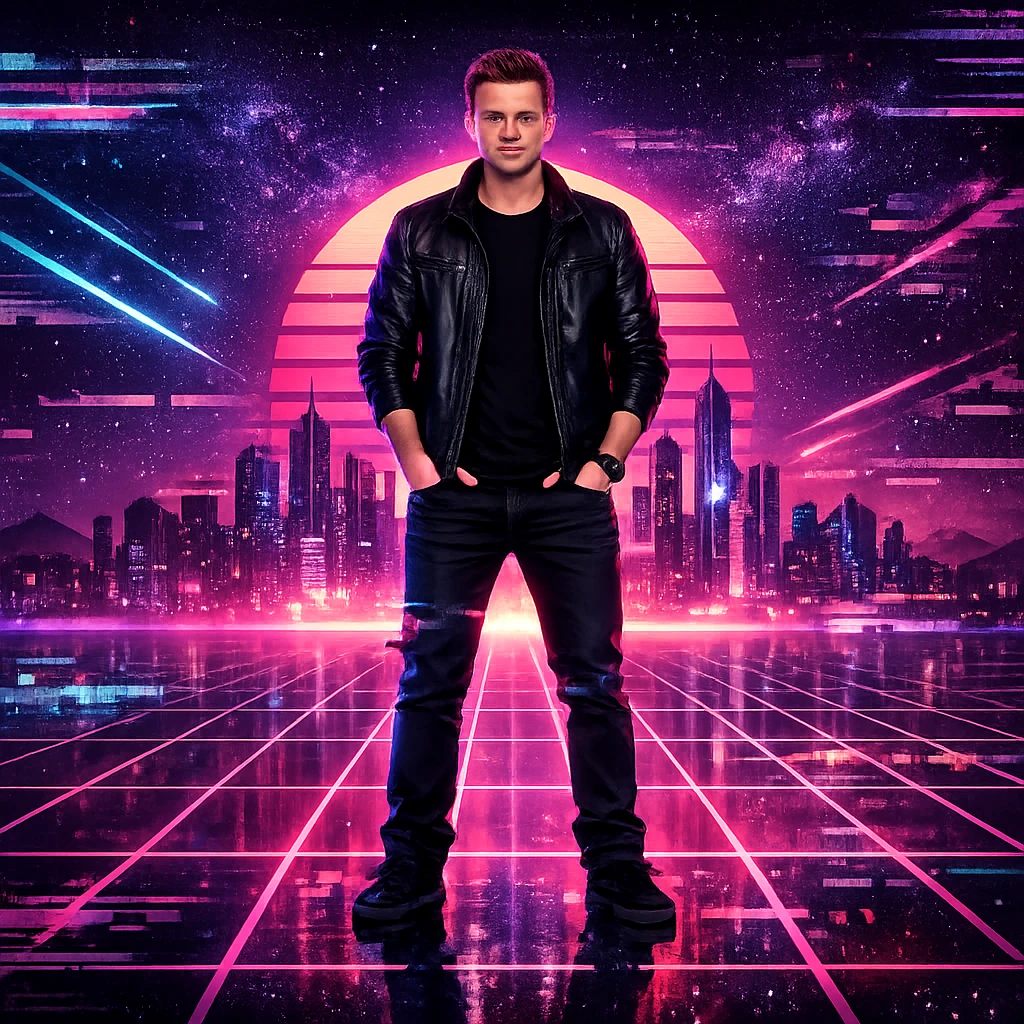 Обложка альбома в стиле Cyberpunk — GPT Image 1.5 промт