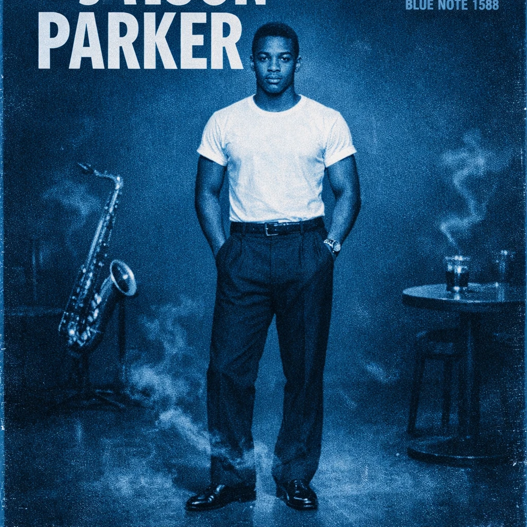 Обложка альбома в стиле Джаз-винила — GPT Image 1.5 промт