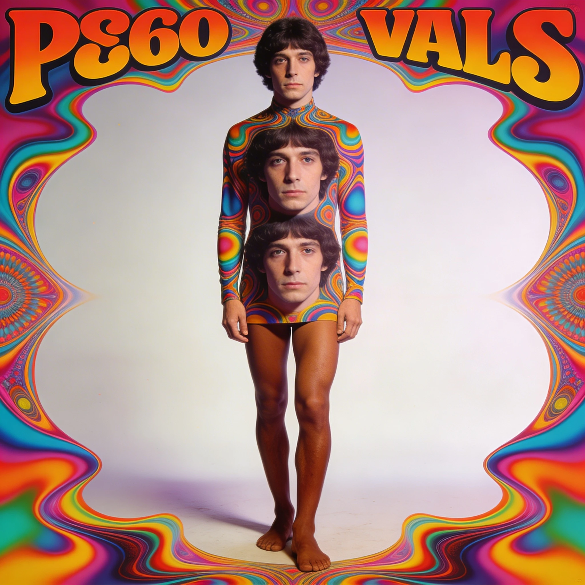 Обложка альбома в стиле «Психоделический поп» — Seedream 4.5 промт