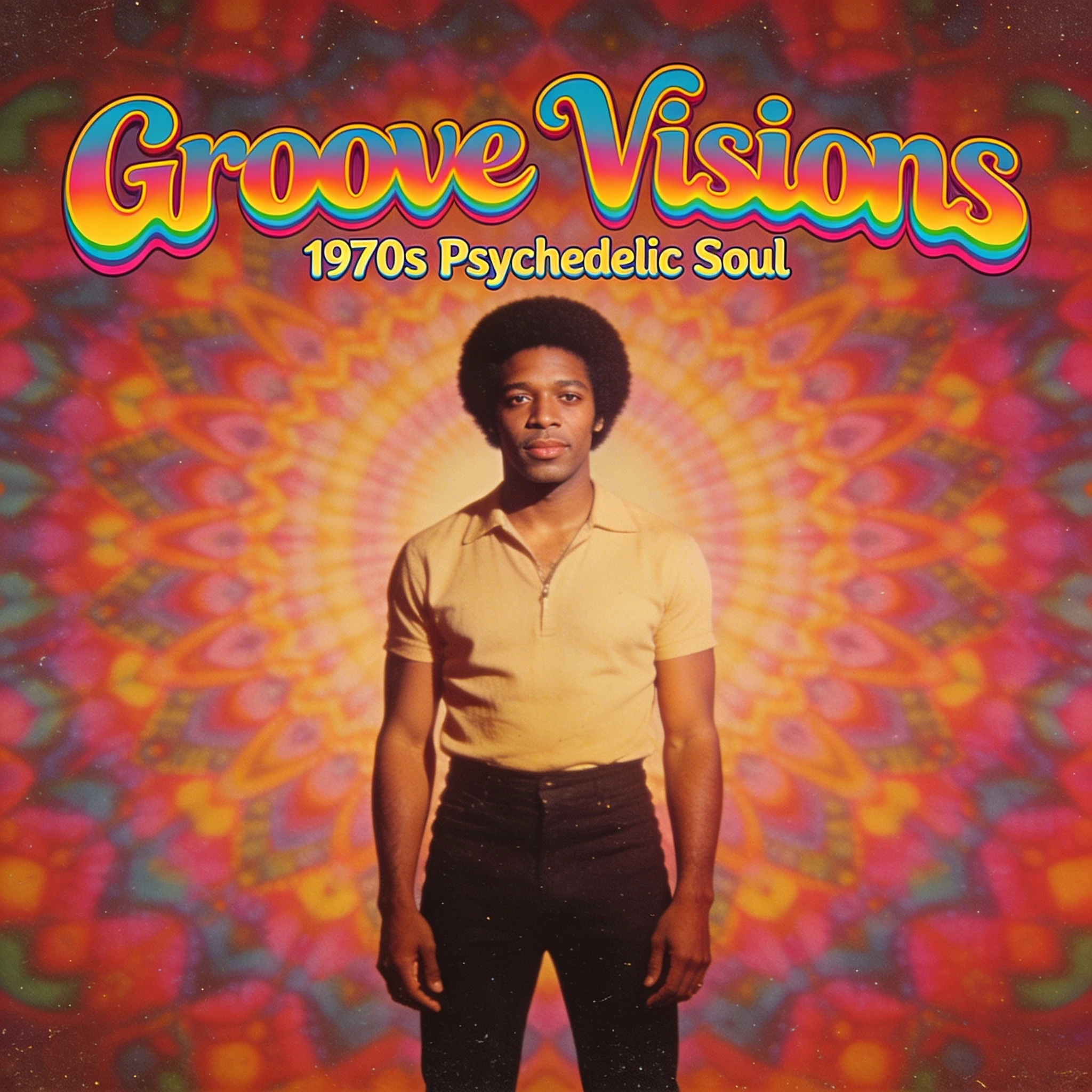 Обложка альбома в стиле «Психоделический Соул» — Seedream 4.5 промт