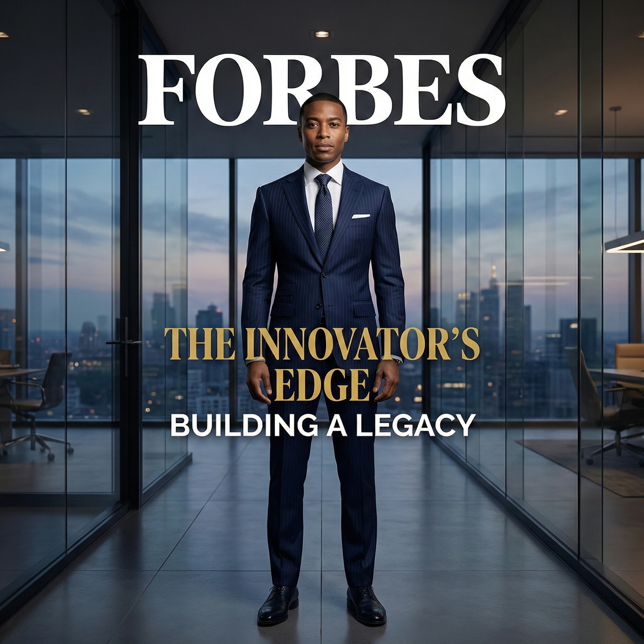 Обложка для журнала Forbes — Nano Banana Pro промт