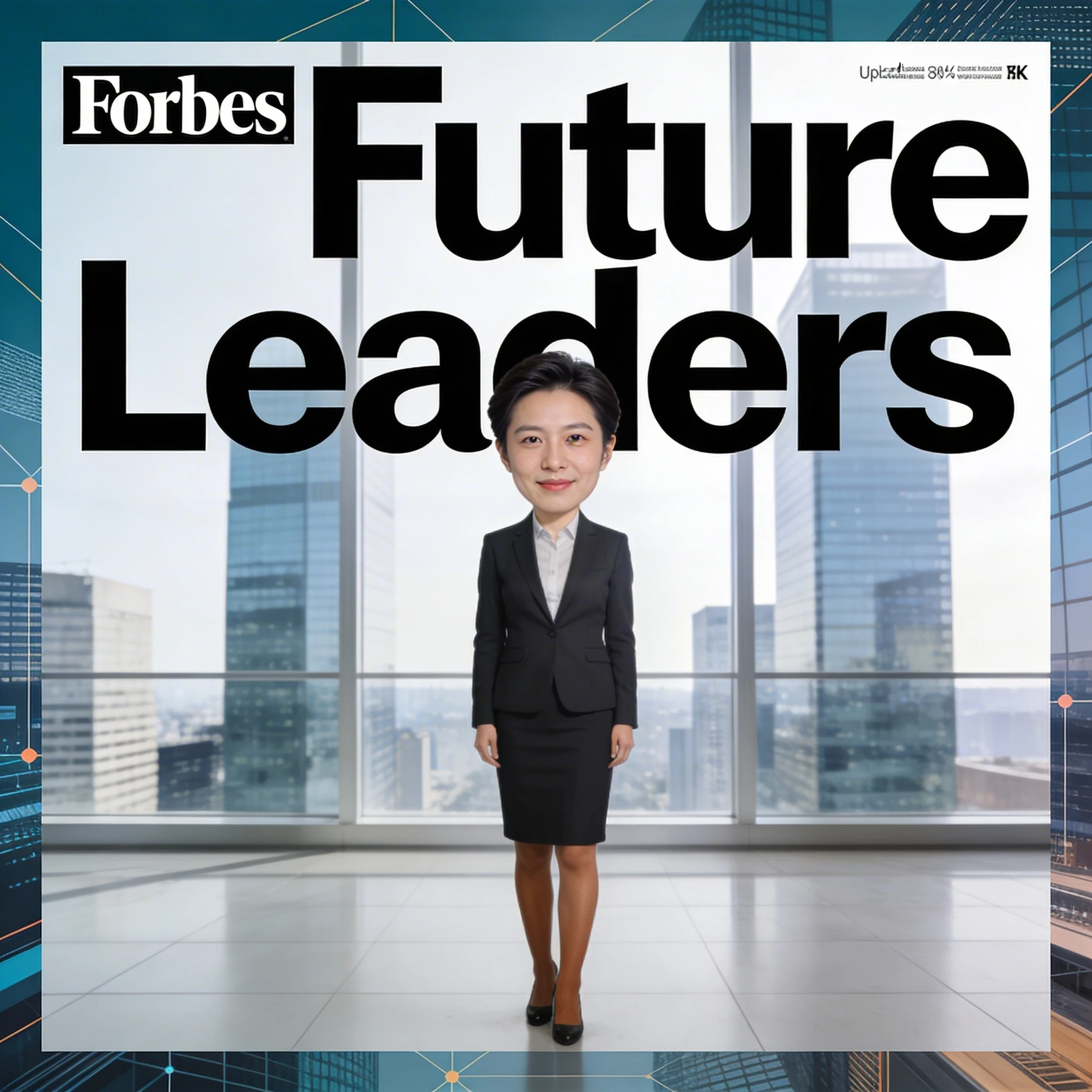 Обложка Forbes: Лидер Будущего — Seedream 4.5 промт