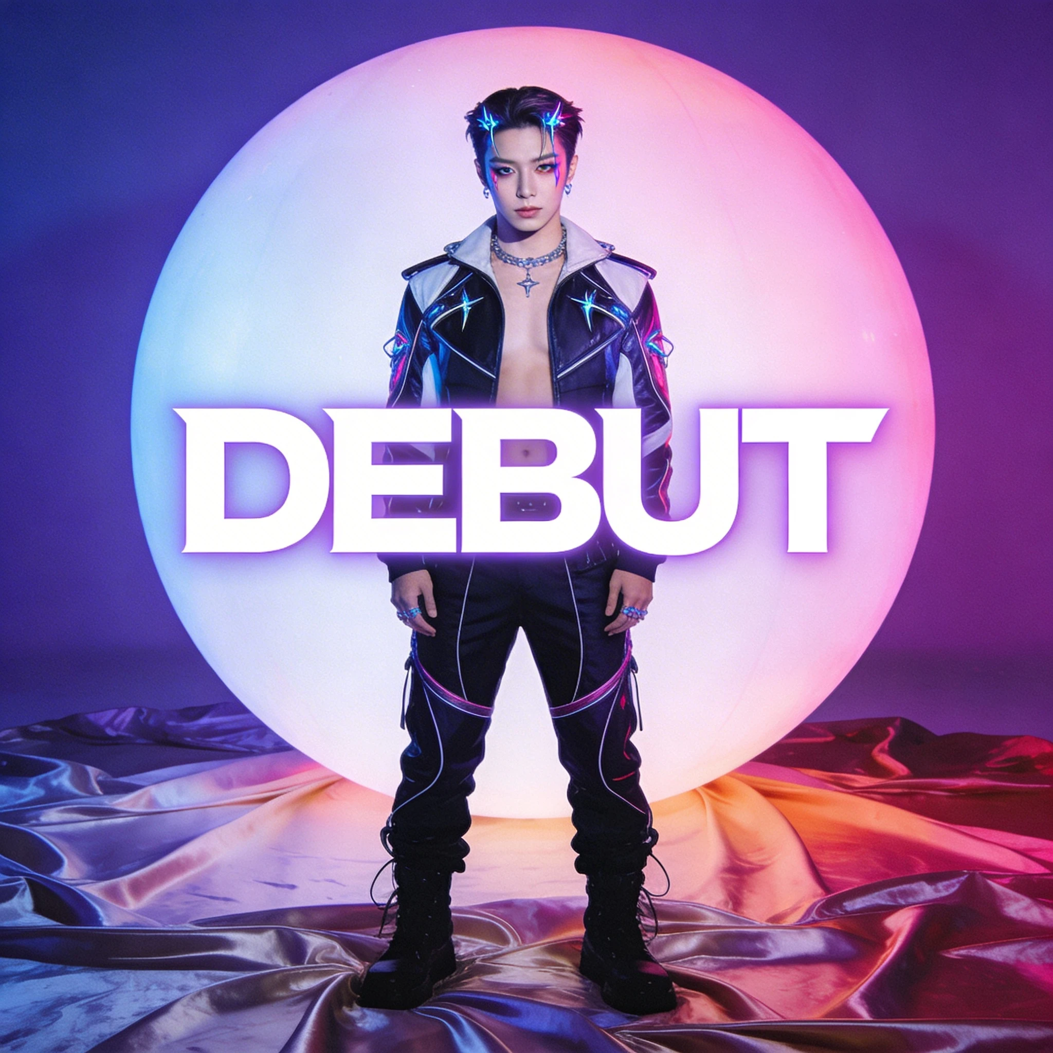 Обложка к-поп альбома (K-Pop Idol) — Seedream 4.5 промт