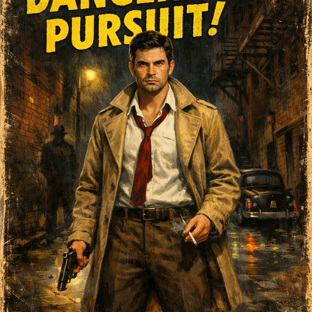 Обложка ретро-детектива — GPT Image 1.5 промт