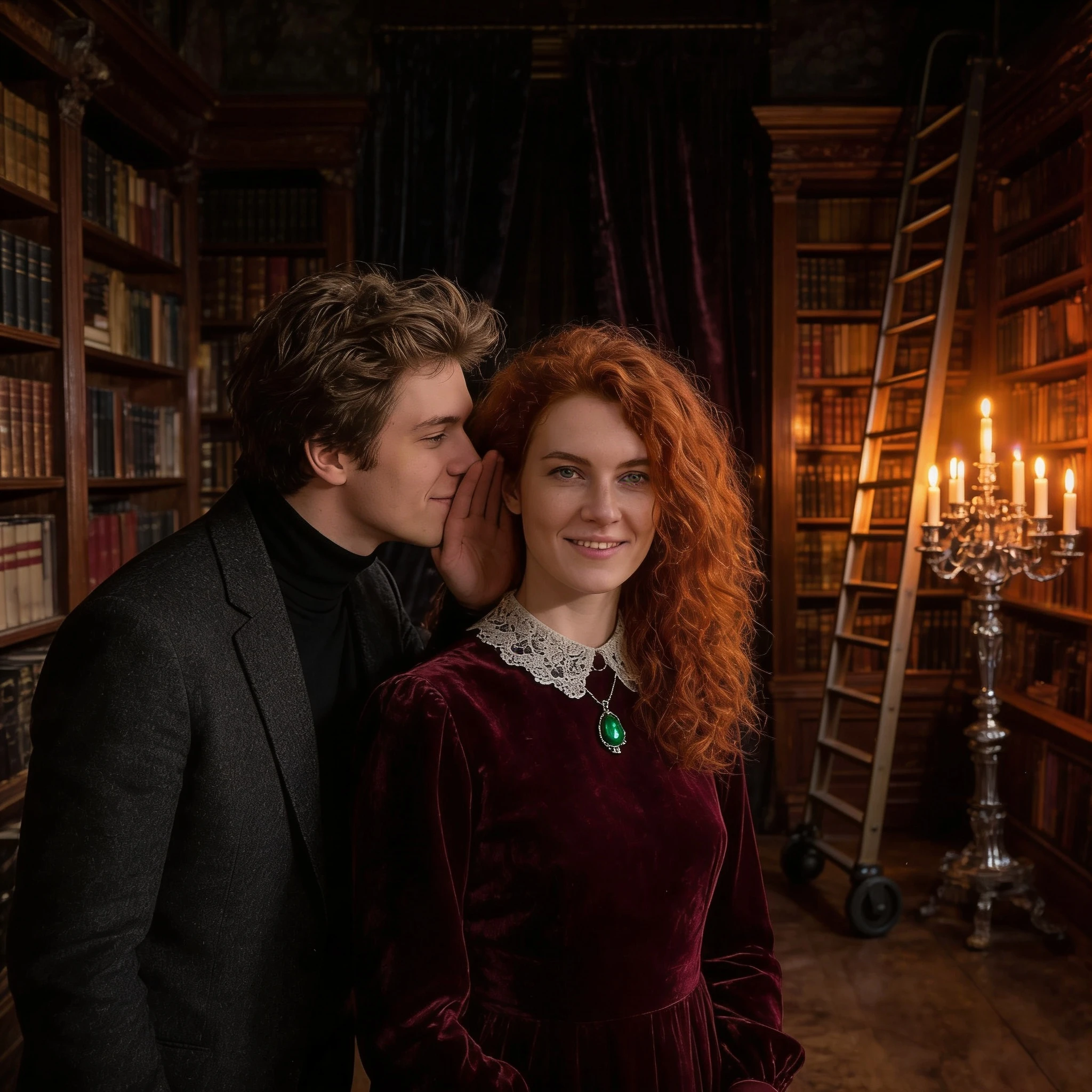 Обложка романа: Тайны Манора — Seedream 4.5 промт