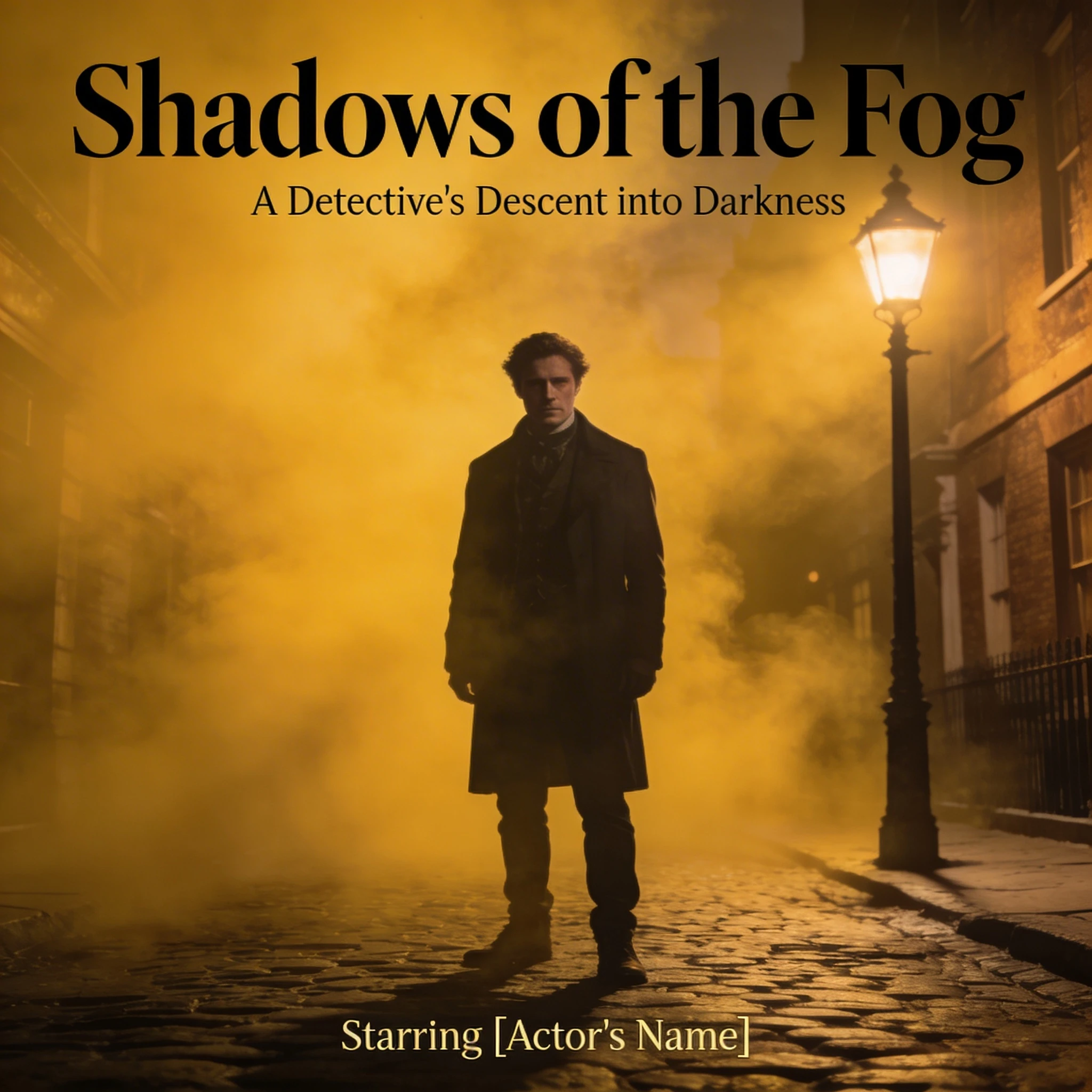 Обложка триллера «Туманный Альбион» — Seedream 4.5 промт