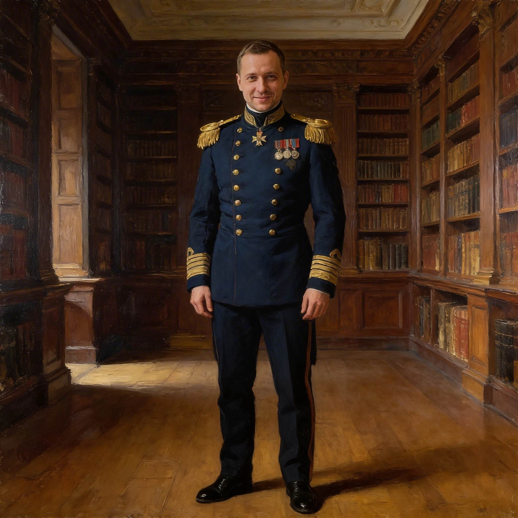 Офицер эпохи Наполеона — Seedream 4.5 промт