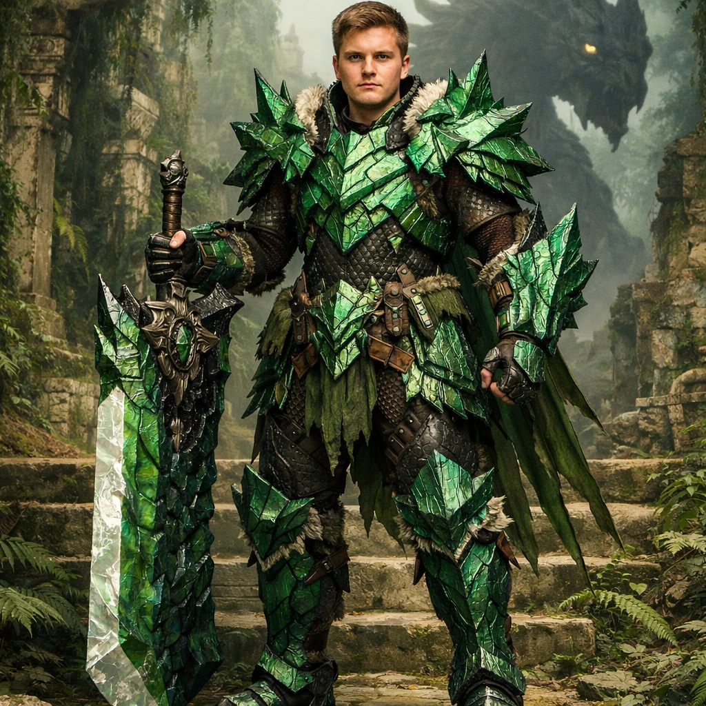 Охотник на монстров: Monster Hunter — GPT Image 1.5 промт