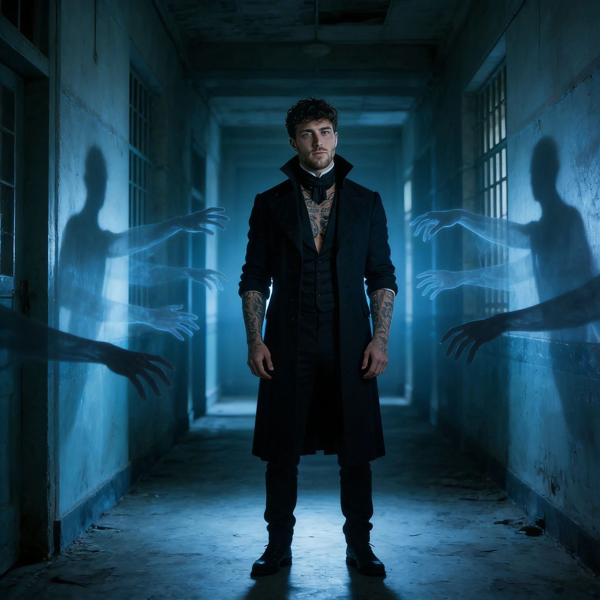 Окутанный тенью — Seedream 4.5 промт