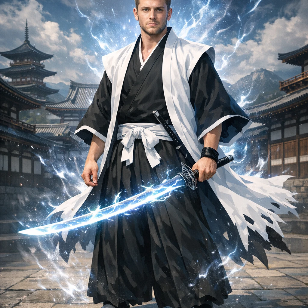 Персонаж аниме «Bleach» — Шинигами — GPT Image 1.5 промт