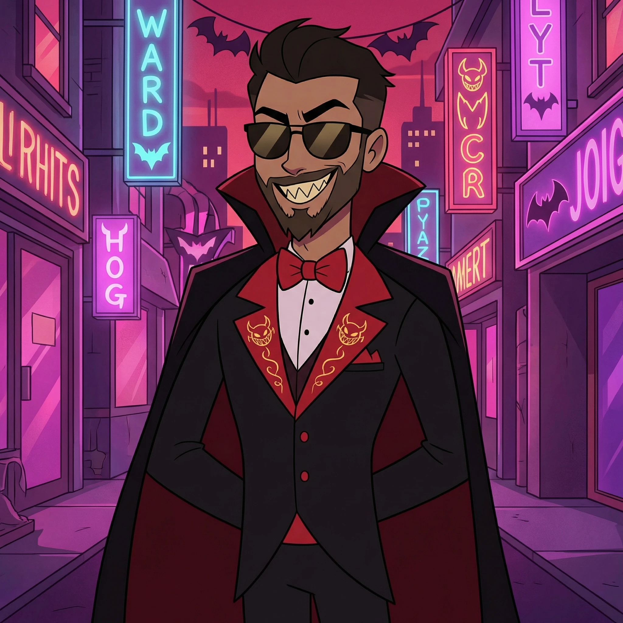 Персонаж аниме «Отель Хазбин» — Nano Banana Pro промт