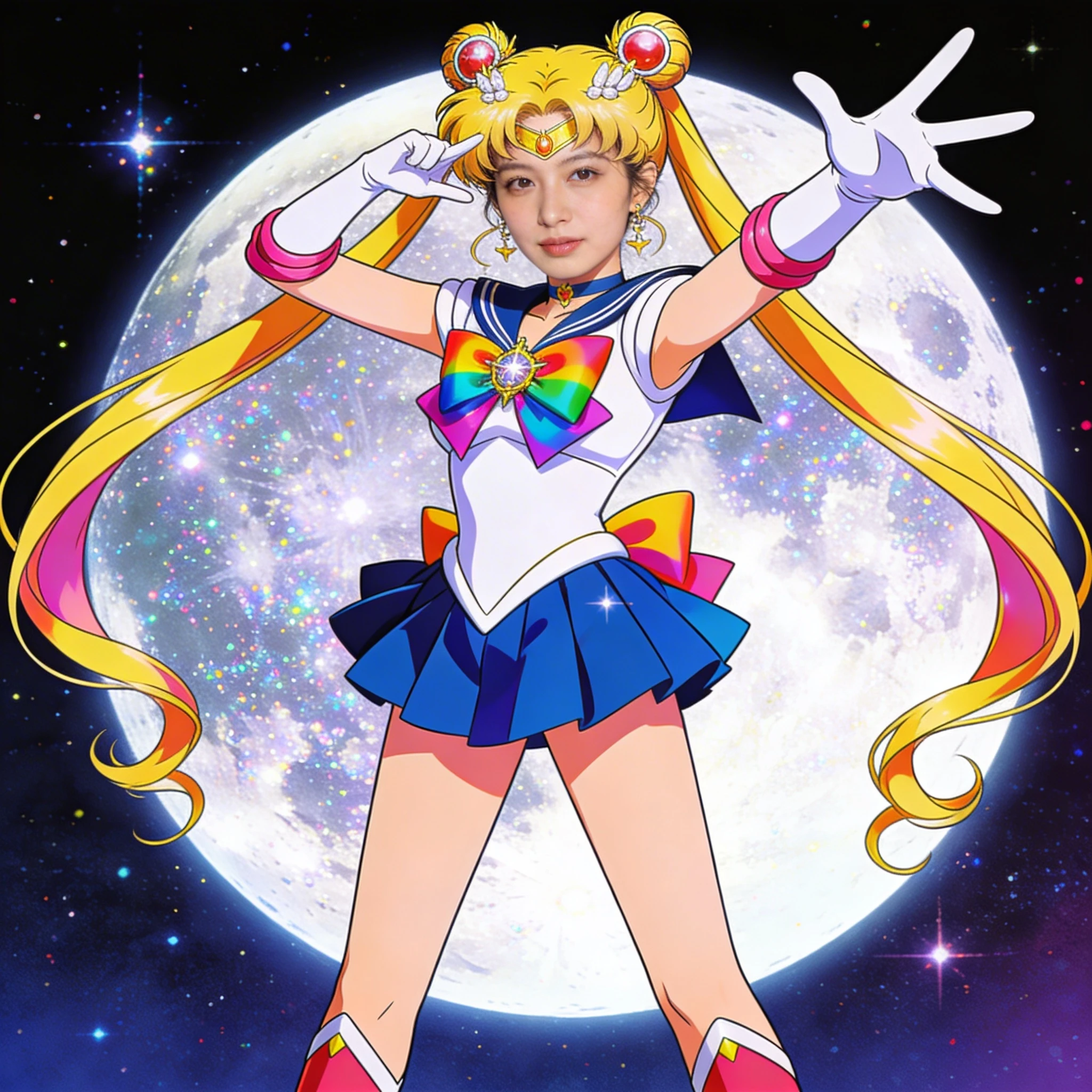 Персонаж аниме «Сейлор Мун» — Seedream 4.5 промт
