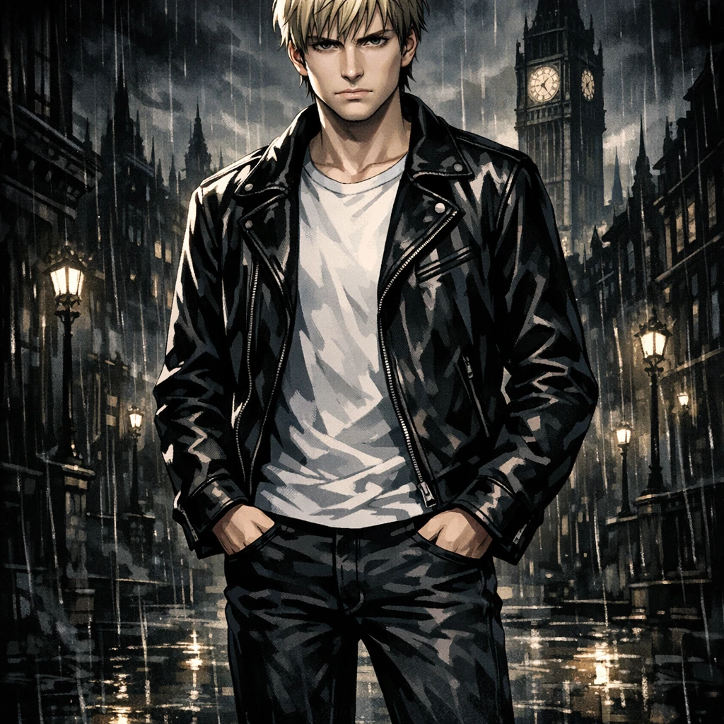 Персонаж аниме в стиле «Тетрадь Смерти» — GPT Image 1.5 промт