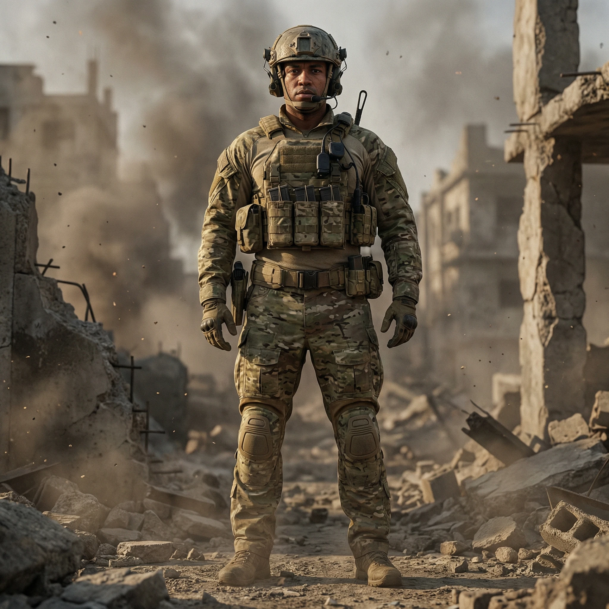 Персонаж игры Call of Duty — Nano Banana Pro промт